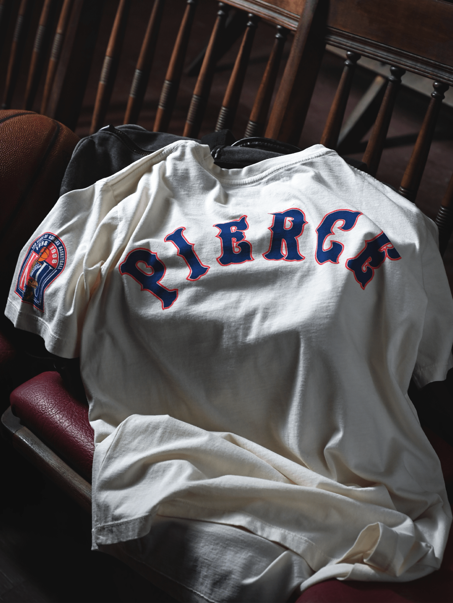 KU - Paul Pierce #34 White Tee - Roots of Fight