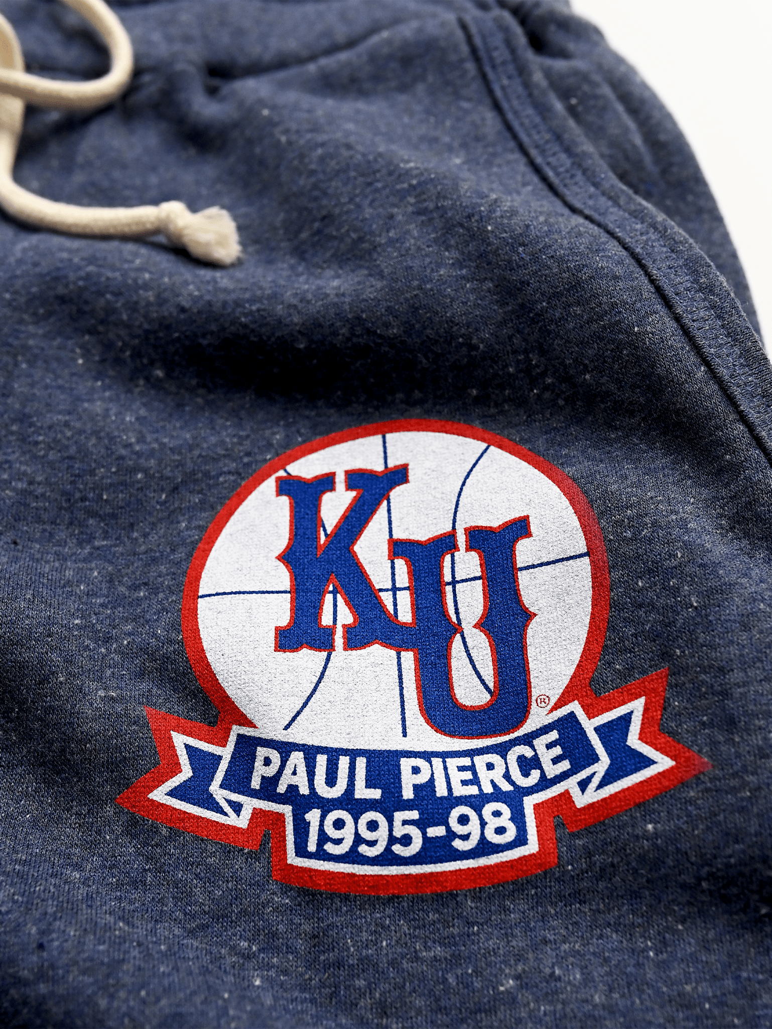 KU - Paul Pierce Basketball Navy Sweatpants - Roots of Fight