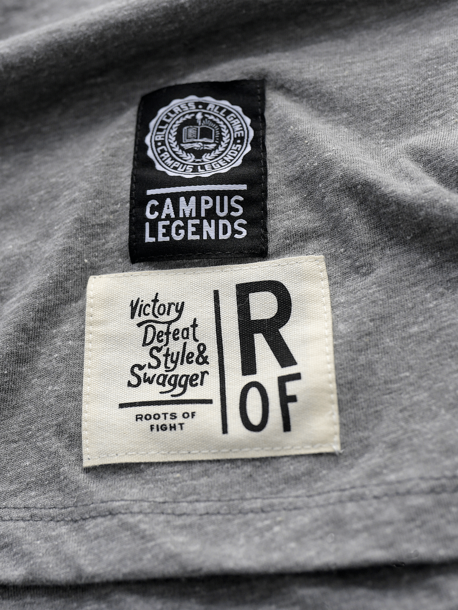KU - Wilt Jayhawks Basketball Grey Triblend Tee - Roots of Fight