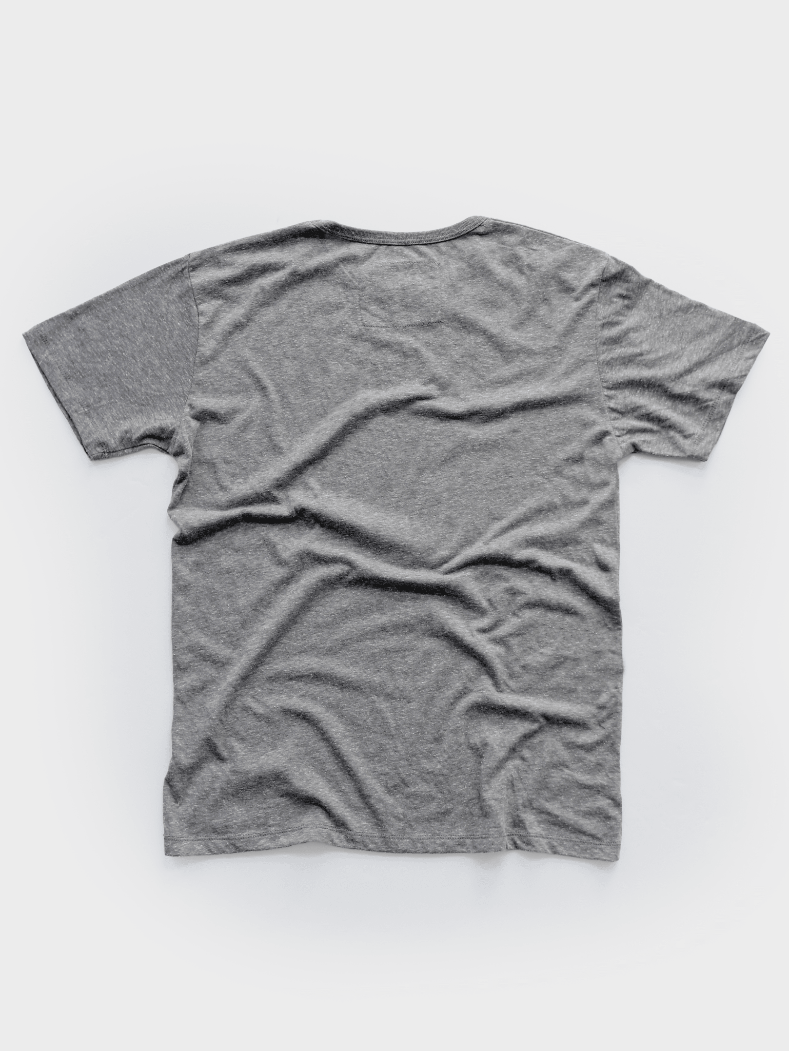 KU - Wilt Jayhawks Basketball Grey Triblend Tee - Roots of Fight
