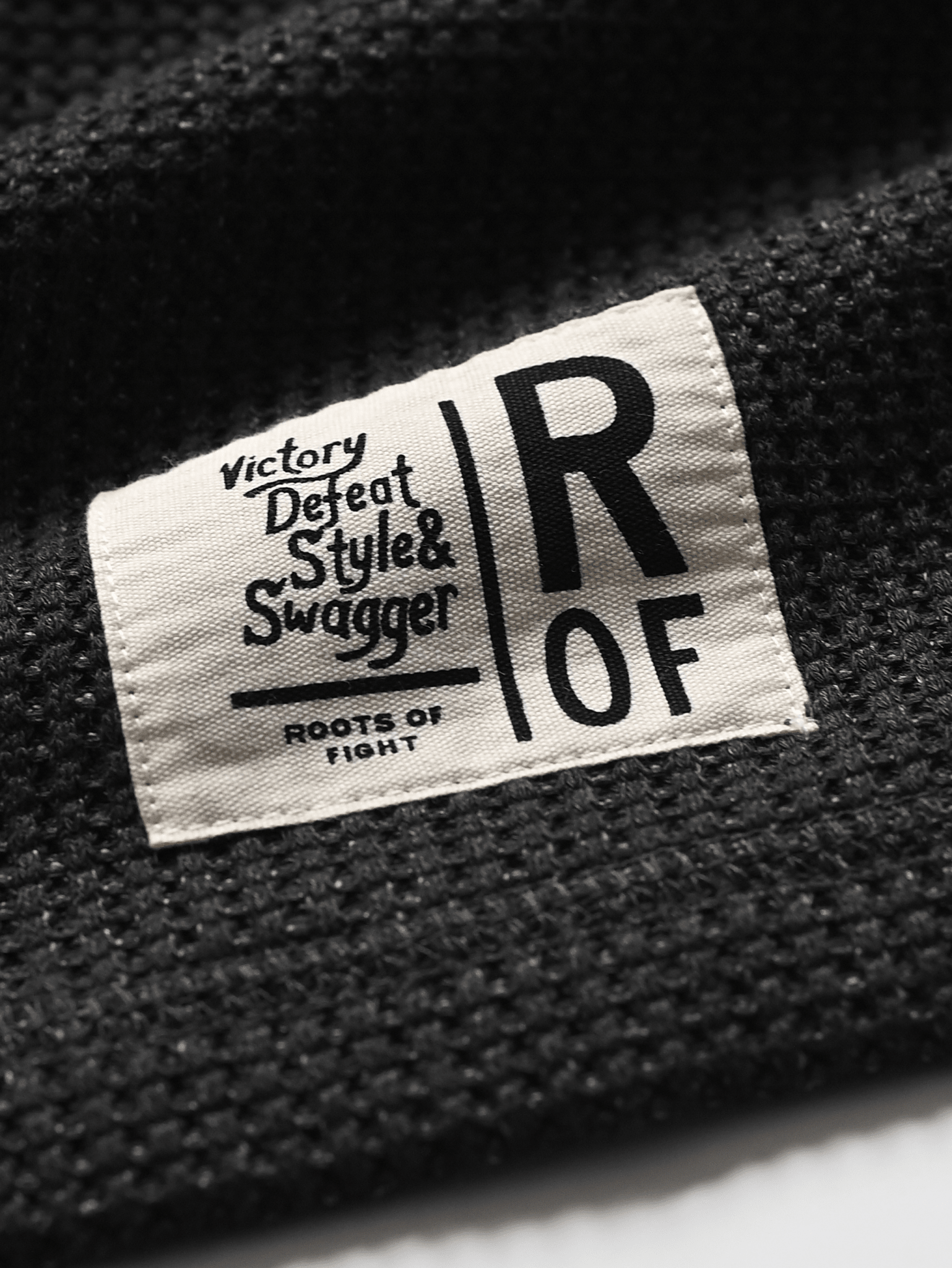 Long Sleeve Heather Charcoal Thermal - Roots of Fight