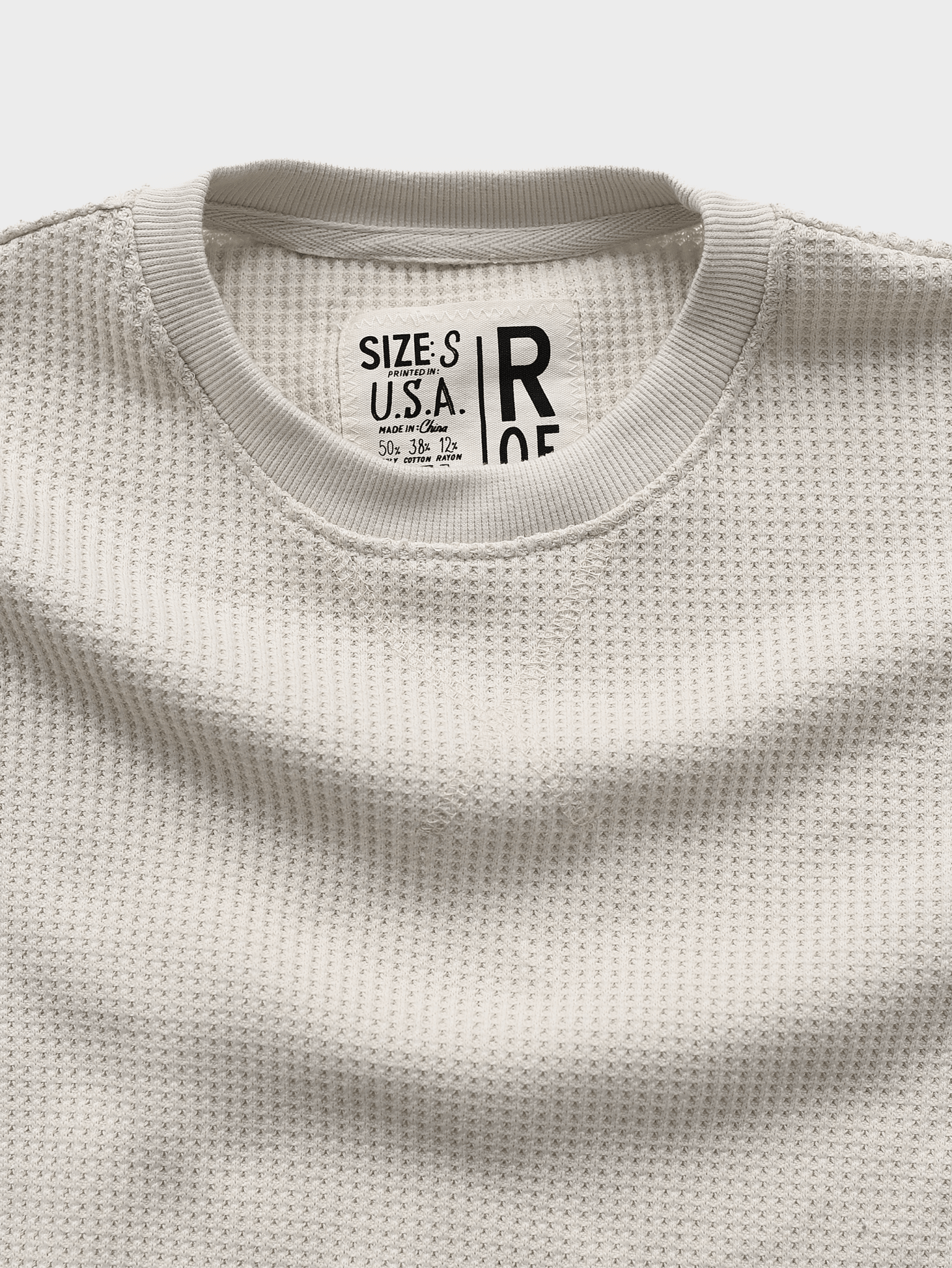 Long Sleeve Vintage Ivory Thermal - Roots of Fight