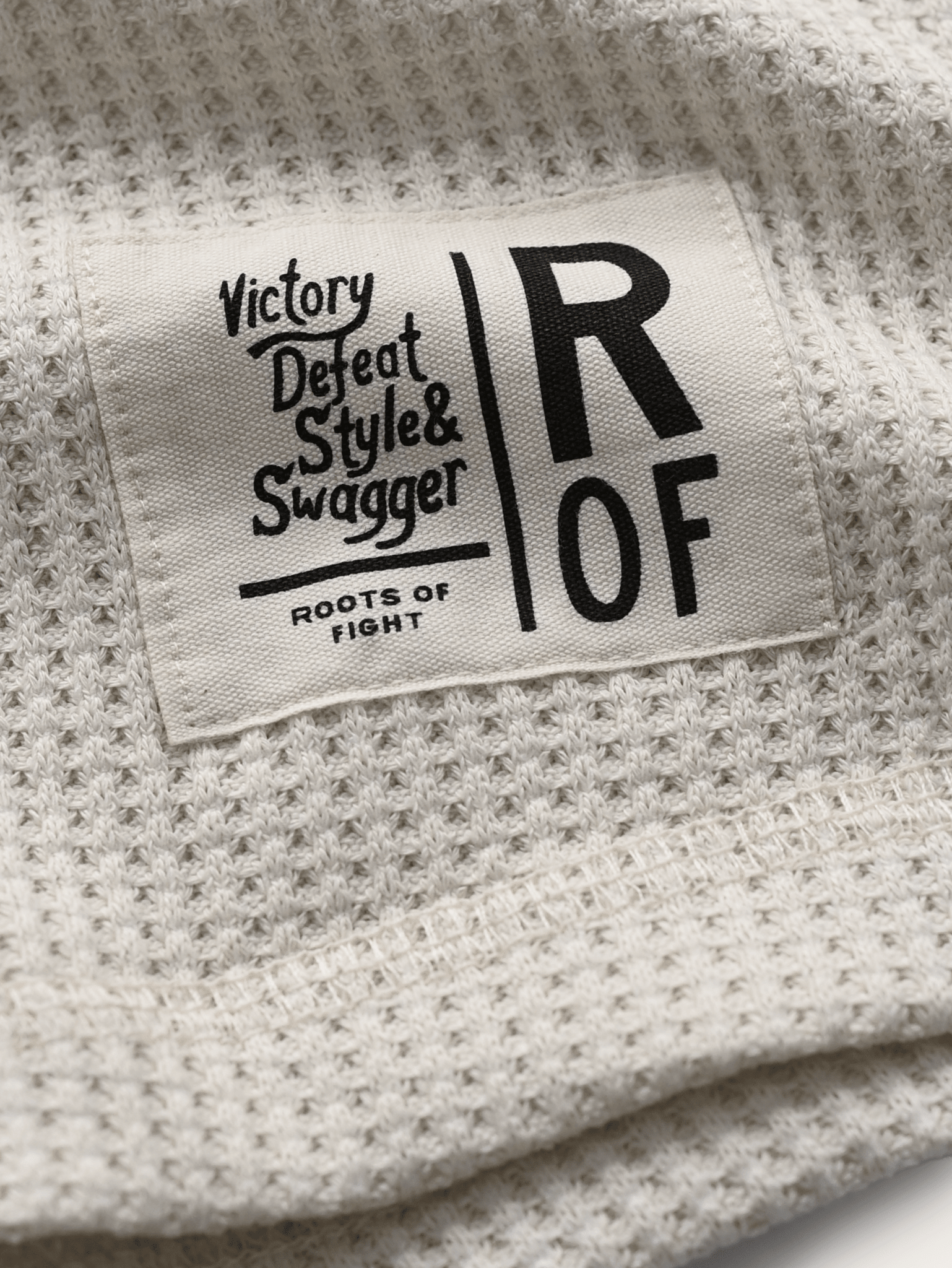 Long Sleeve Vintage Ivory Thermal - Roots of Fight