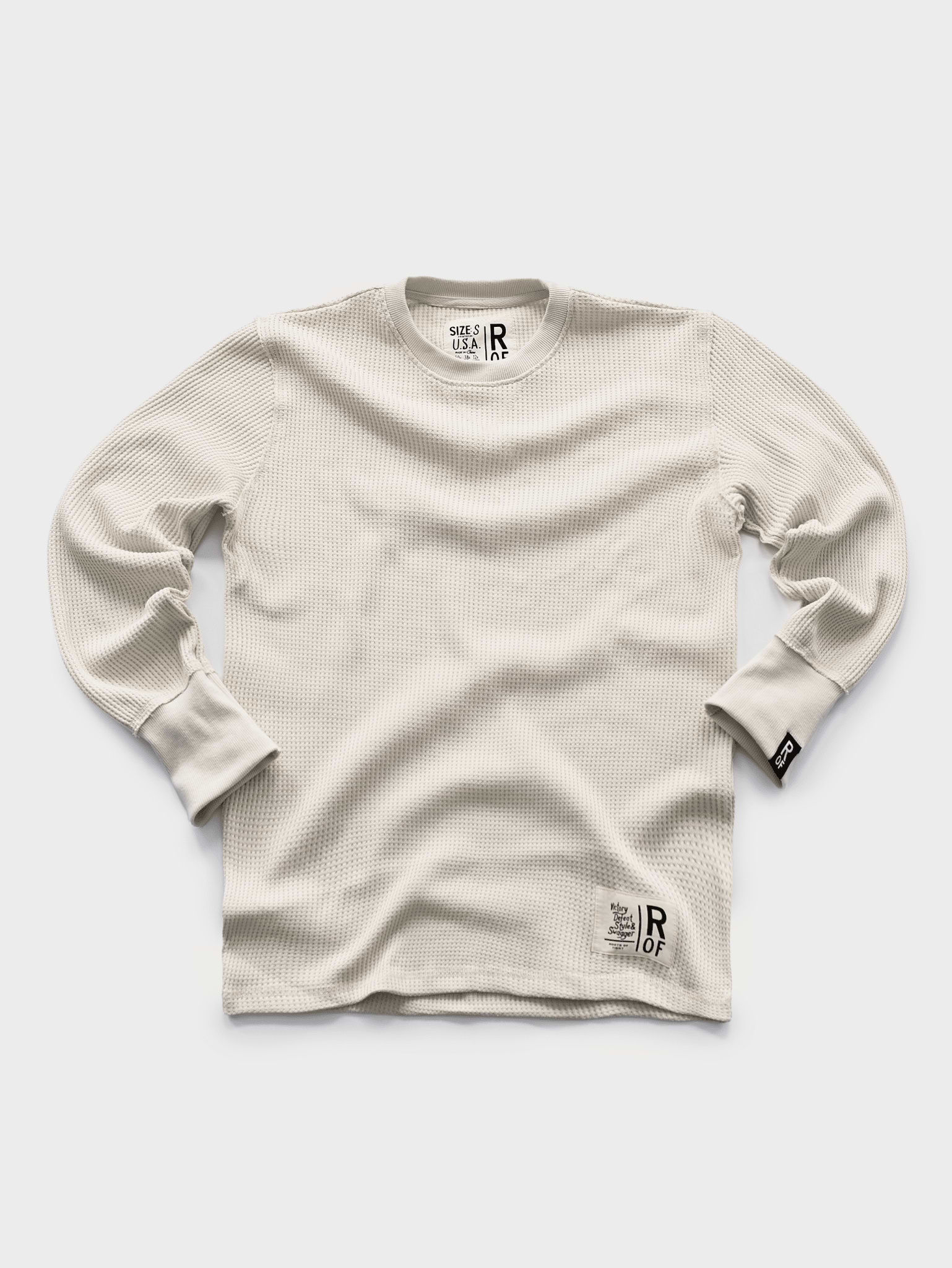 Long Sleeve Vintage Ivory Thermal - Roots of Fight