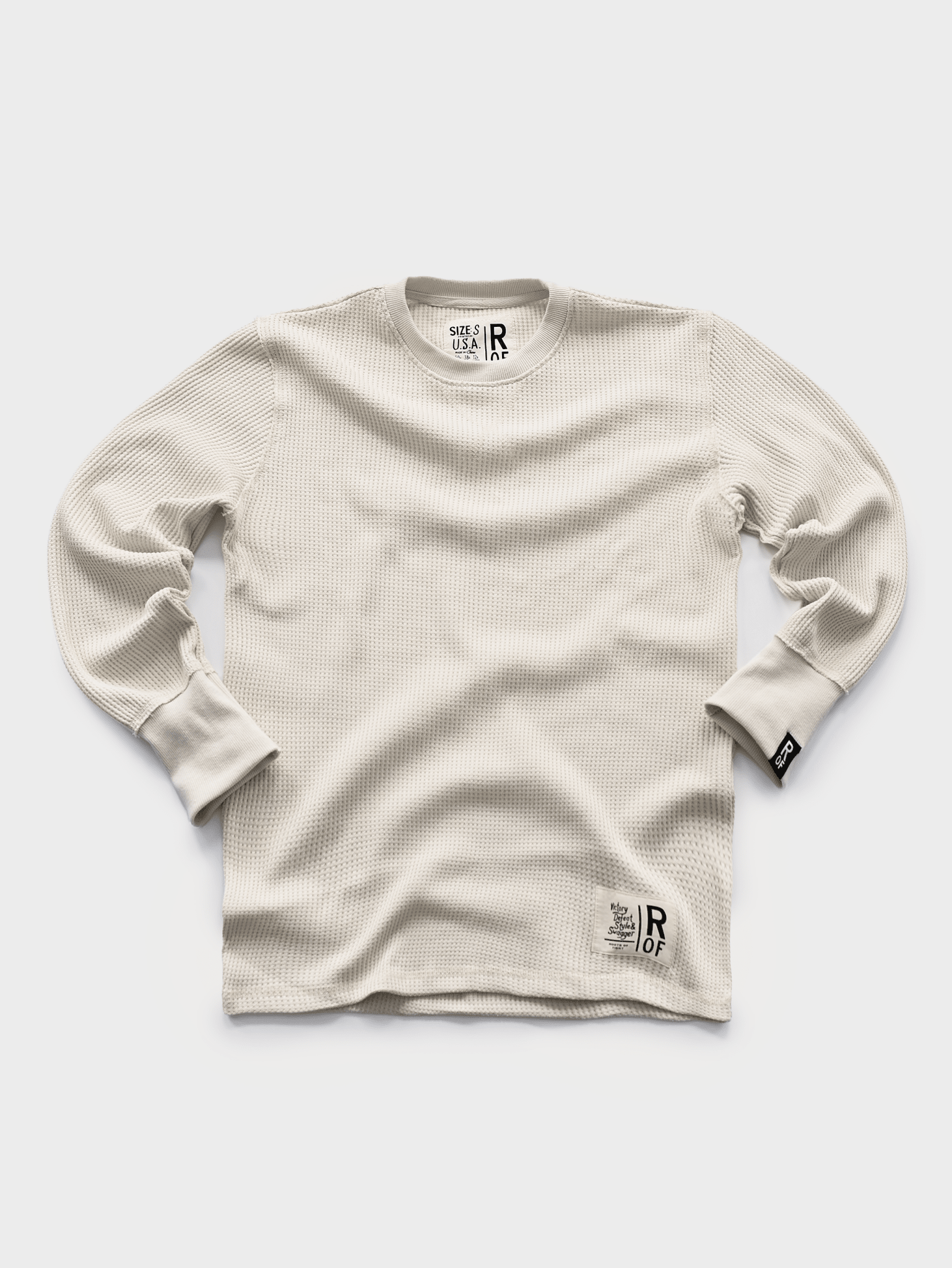 Long Sleeve Vintage Ivory Thermal - Roots of Fight