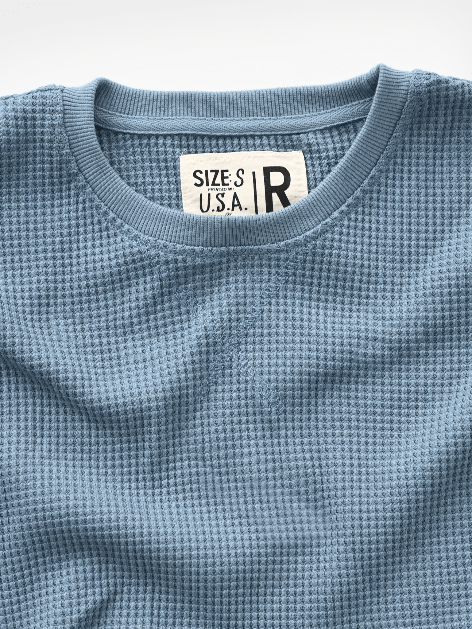 Long Sleeve Vintage Slate Blue Thermal - Roots of Fight