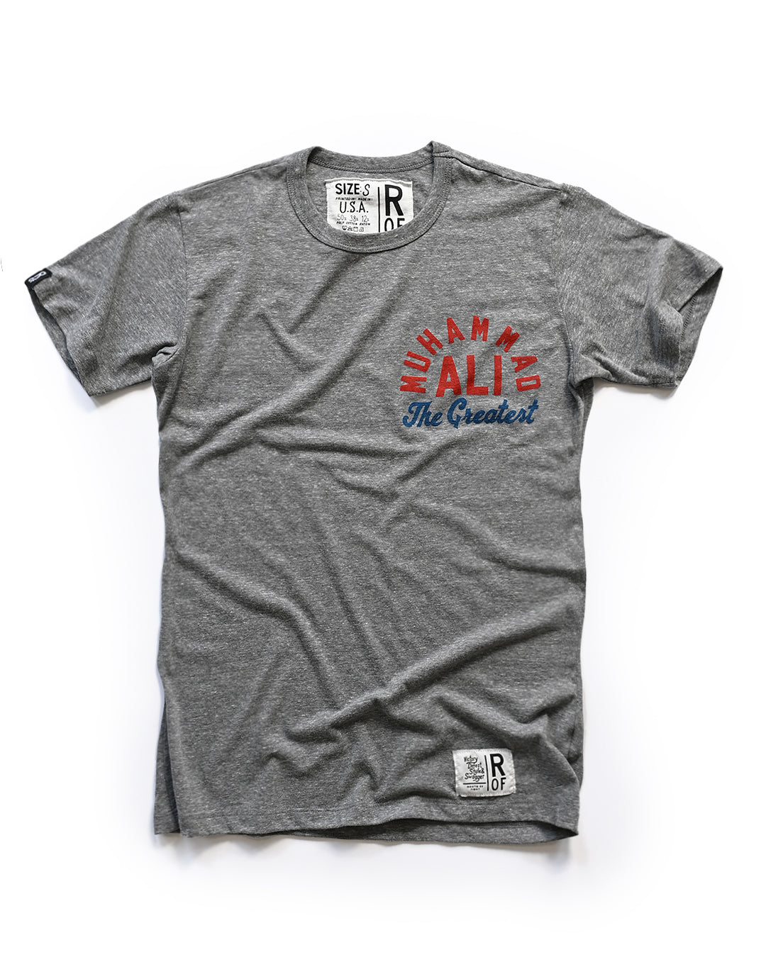 M. Ali The Greatest Grey Triblend Tee - Roots of Fight