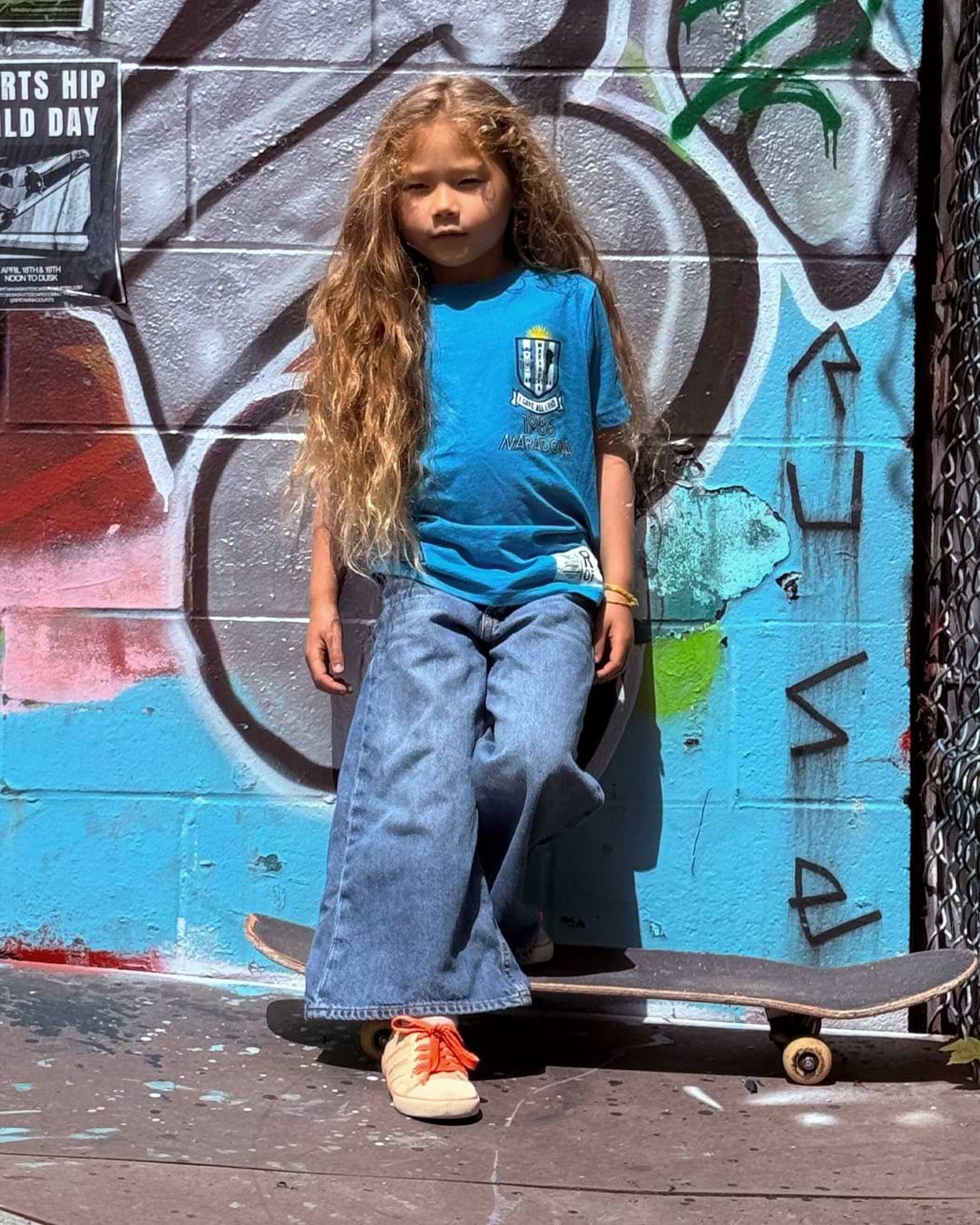 Maradona 10 Blue Kid's Tee - Roots of Fight