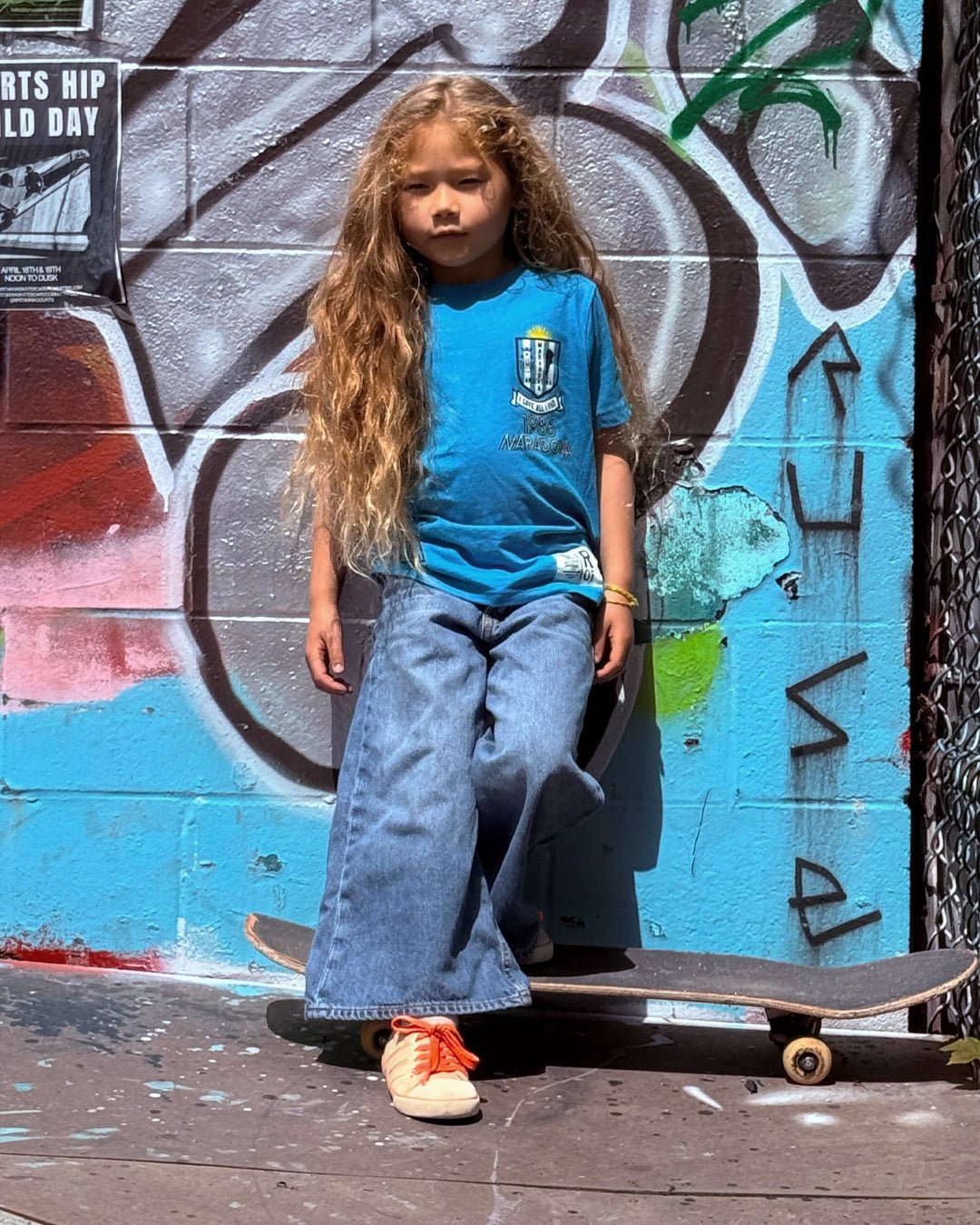 Maradona 10 Blue Kid&#39;s Tee - Roots of Fight