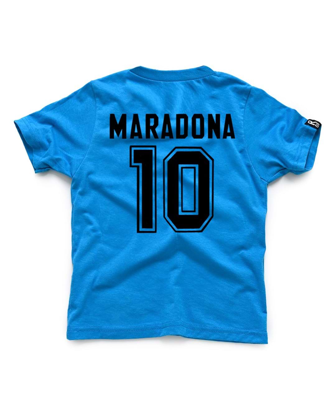 Maradona 10 Blue Kid's Tee - Roots of Fight