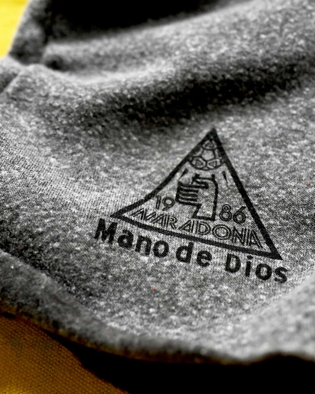 Maradona Mano De Dios Grey Shorts - Roots of Fight
