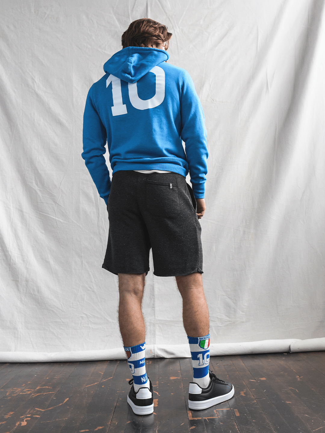 Maradona Napoli 10 Blue PO Hoody - Roots of Fight