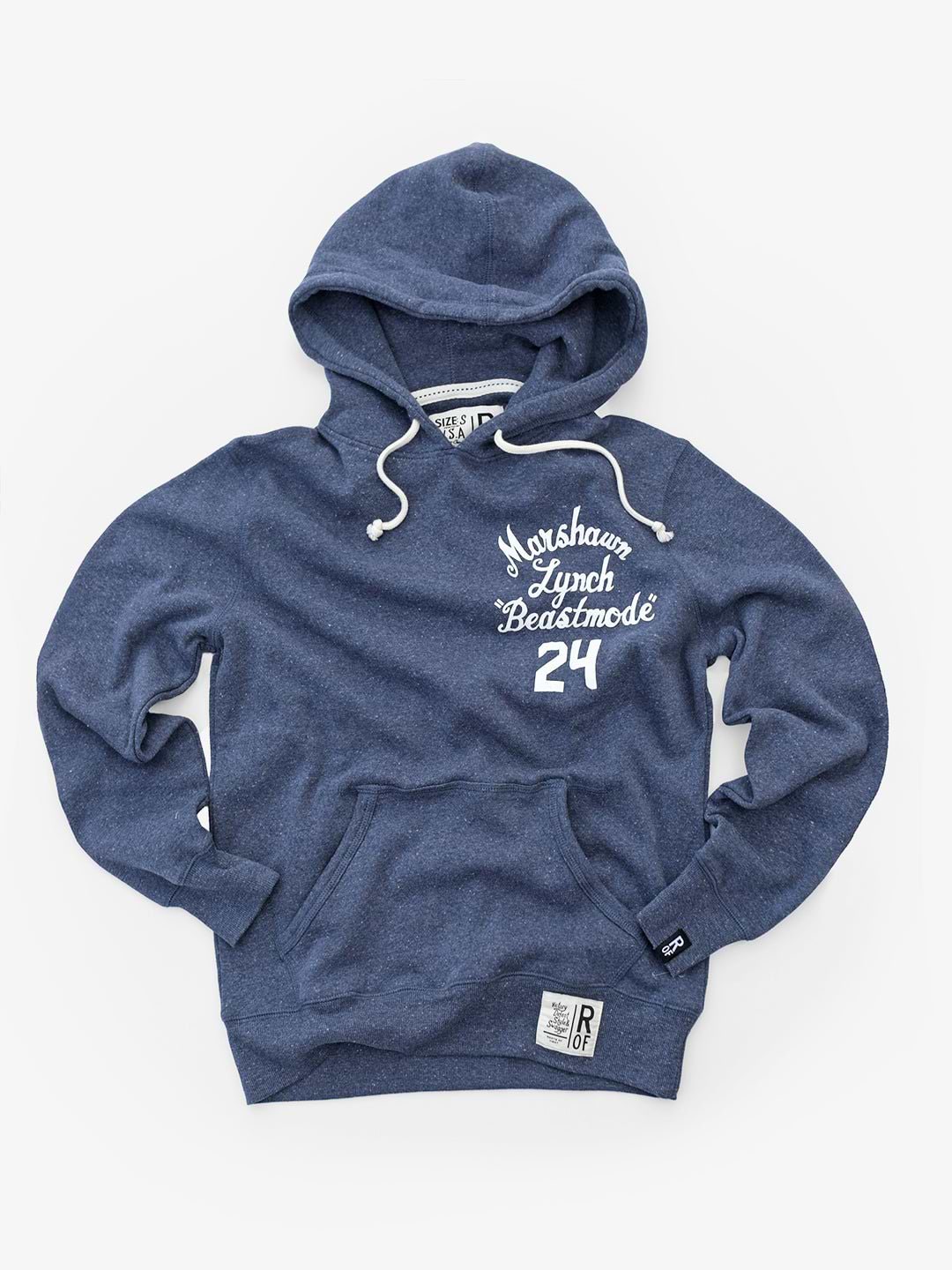 Marshawn Lynch Seattle Legacy Navy PO Hoody - Roots of Fight