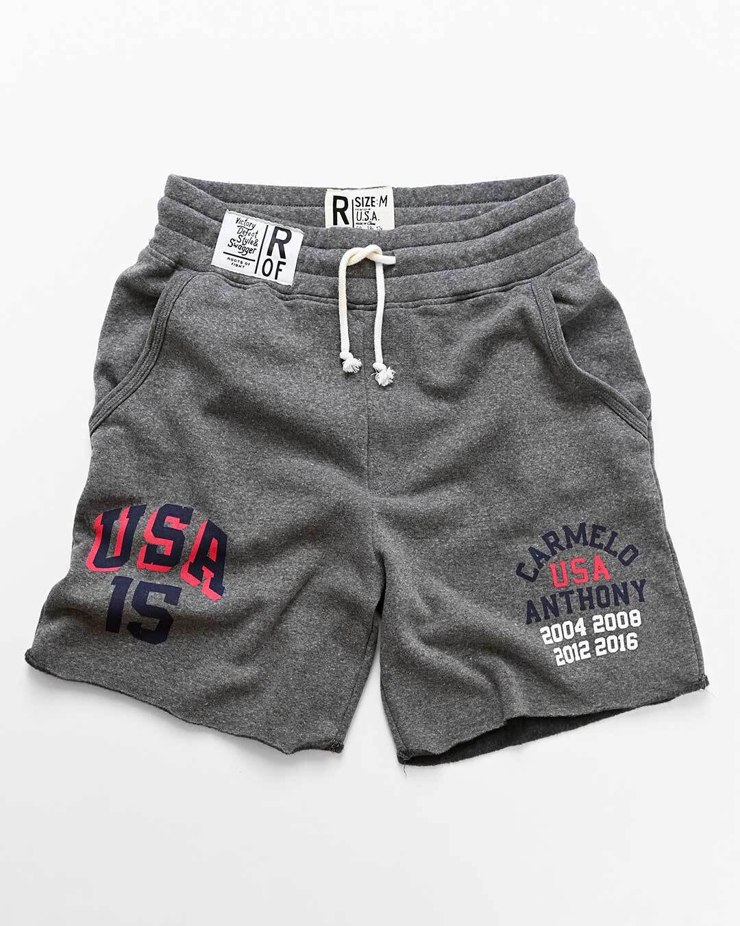 Melo Anthony Games USA Grey Shorts - Roots of Fight