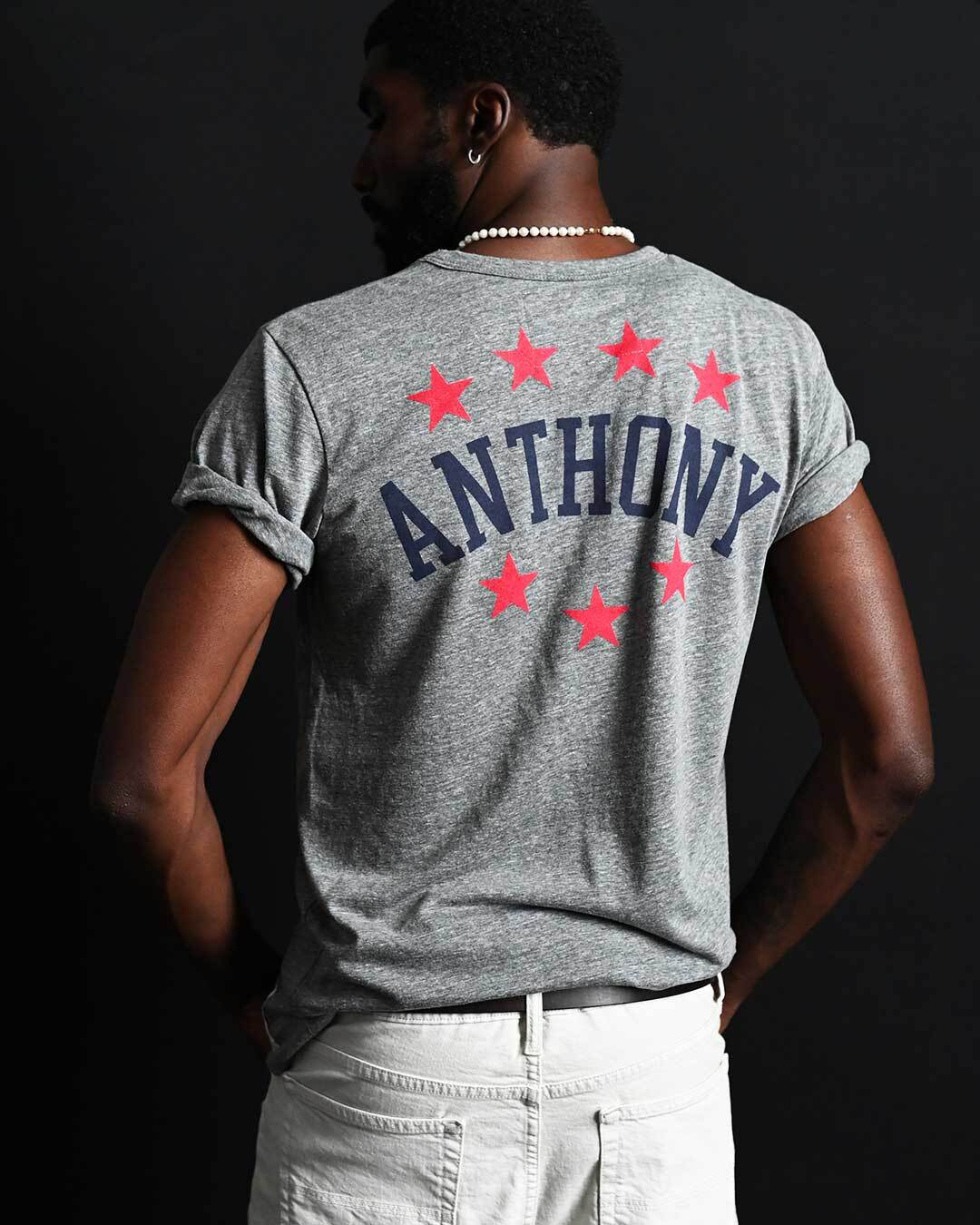 Melo Anthony Games USA Grey Tee - Roots of Fight