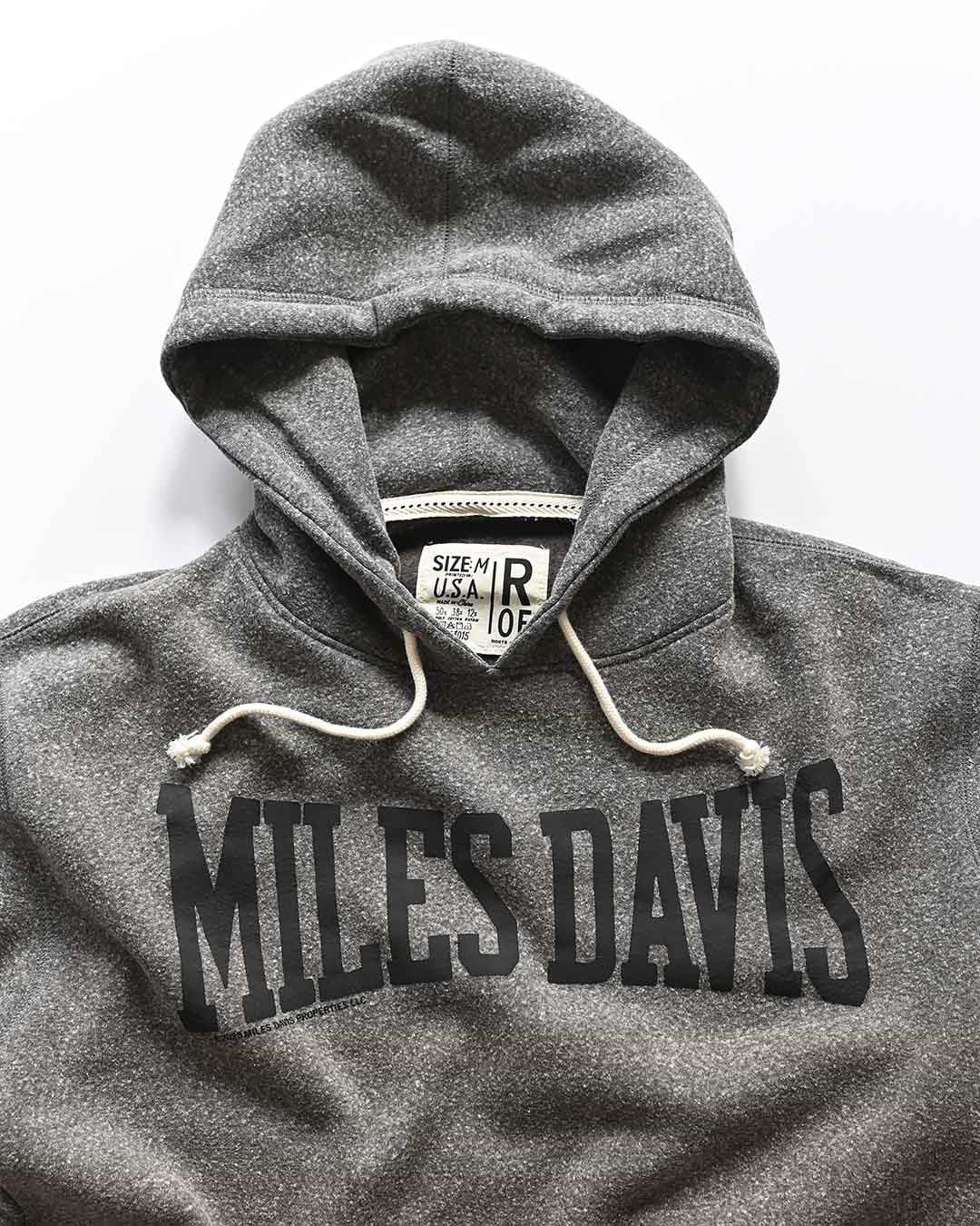 Miles Davis Grey PO Hoody - Roots of Fight