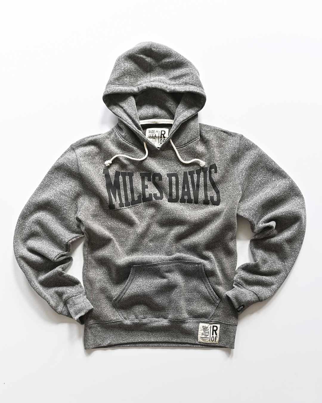 Miles Davis Grey PO Hoody - Roots of Fight