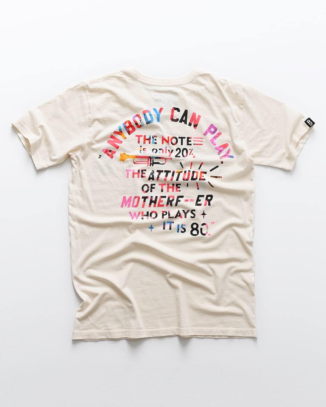 Miles Davis NY Trumpet White Tee - Roots of Fight