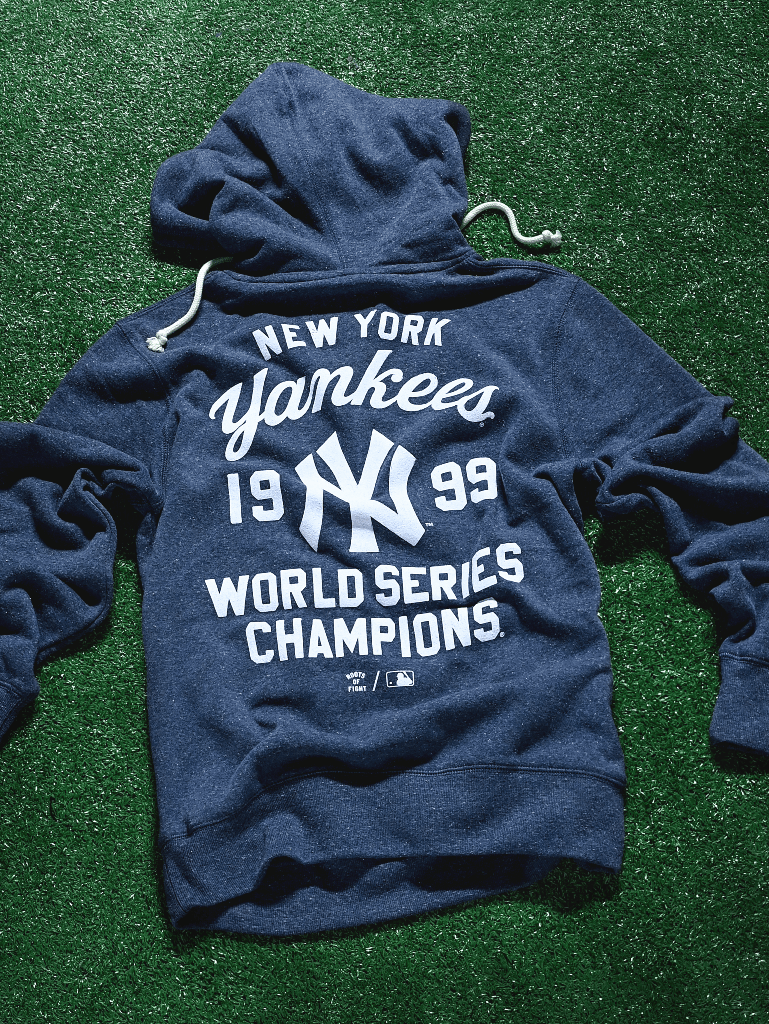 NY Yankees 1999 Champs Navy PO Hoody - Roots of Fight