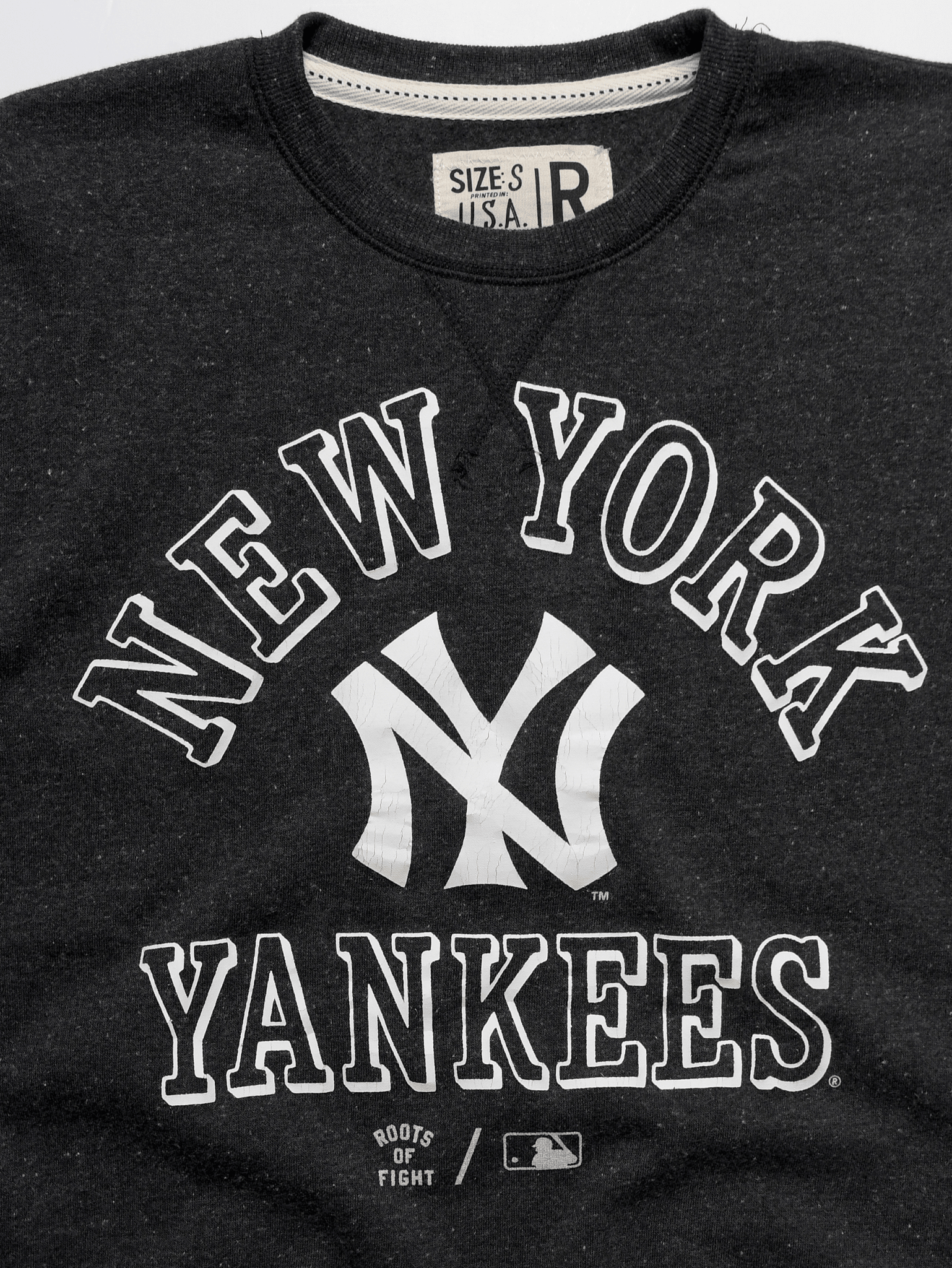 NY Yankees Black Sweatshirt - Roots of Fight
