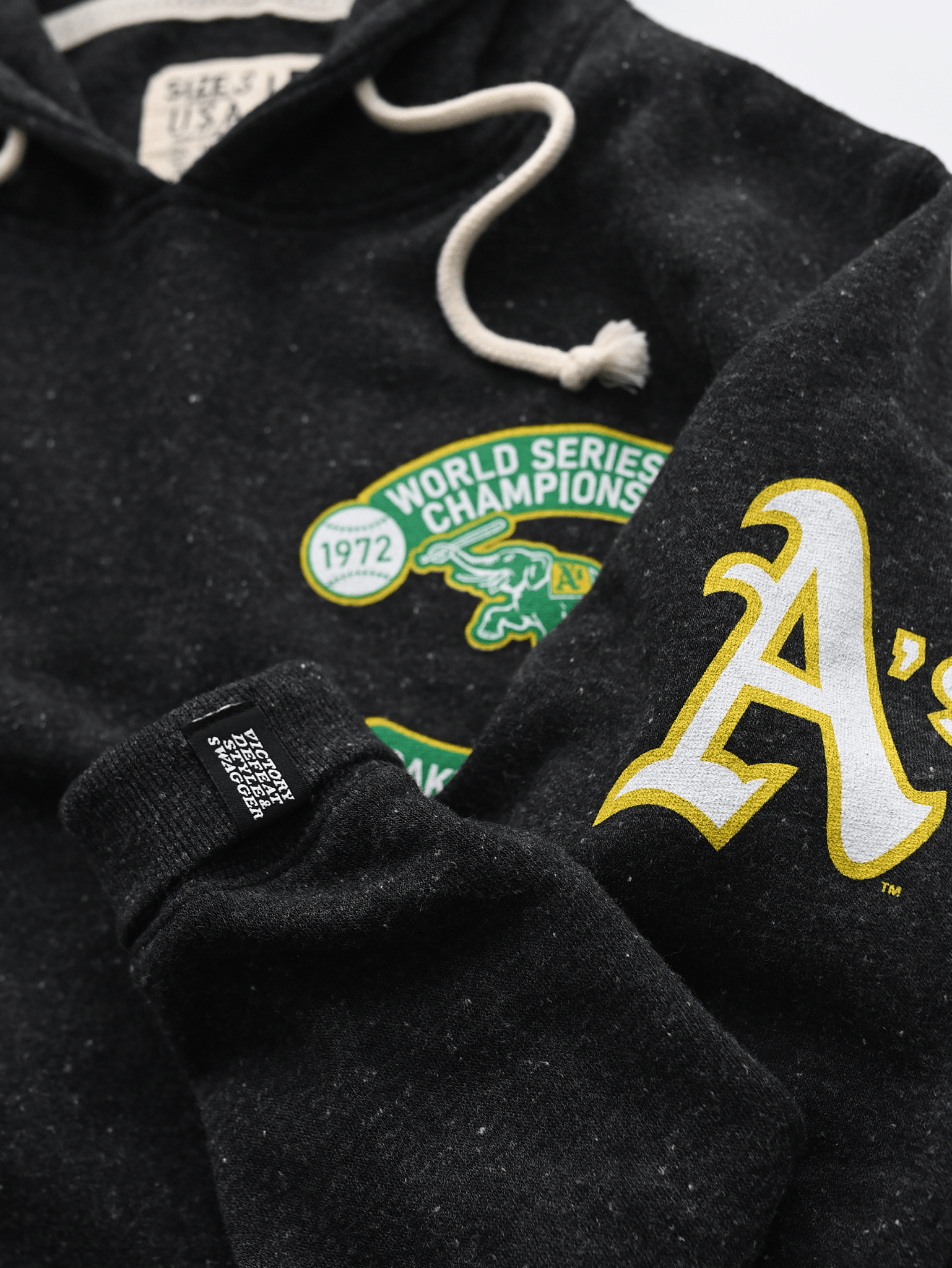 OAK A's '70S Dynasty Black PO Hoody - Roots of Fight