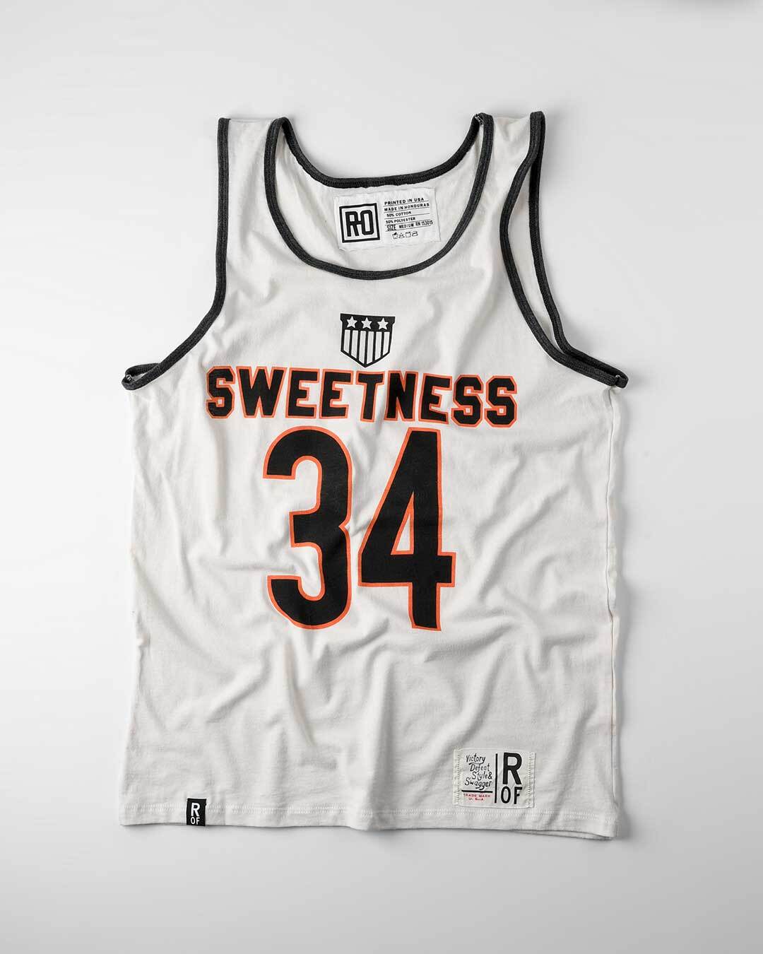 Payton Sweetness #34 Vintage White Tank - Roots of Fight