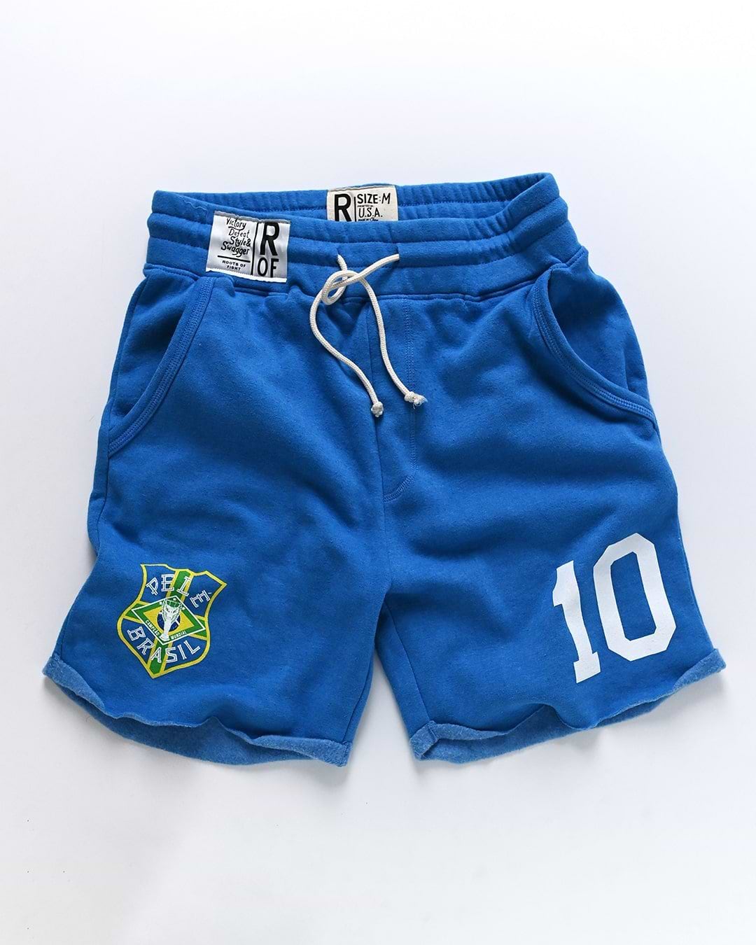 Pelé #10 Brasil Blue Shorts - Roots of Fight
