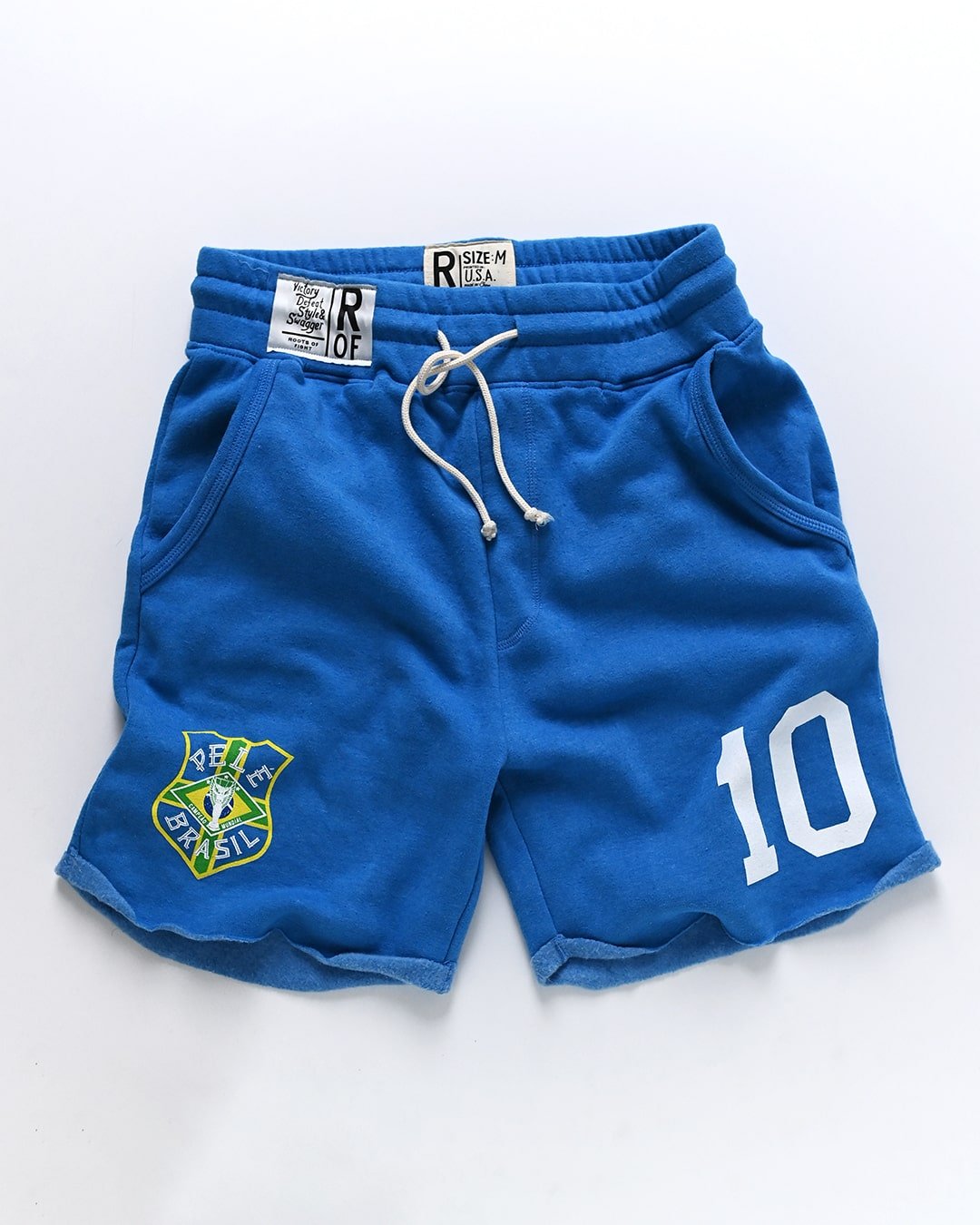 Pelé #10 Brasil Blue Shorts - Roots of Fight