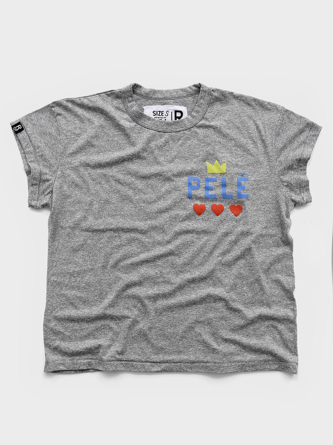 Pelé Love Women's Grey Tee - Roots of Fight