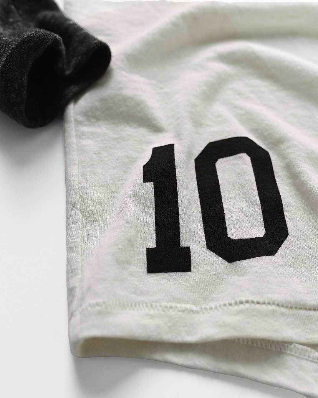Pelé Santos Black Raglan - Roots of Fight