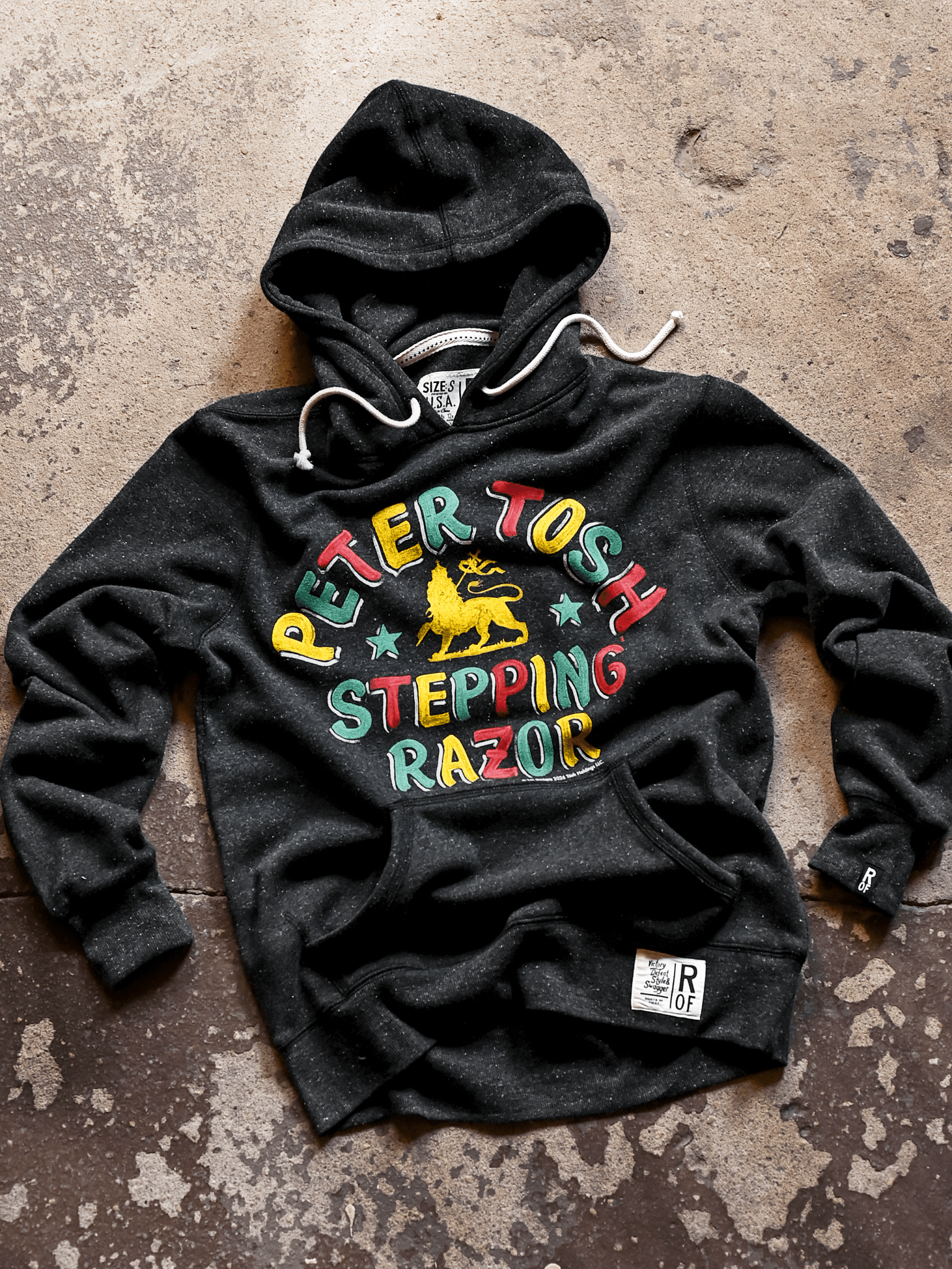 Peter Tosh Stepping Razor Black PO Hoody - Roots of Fight