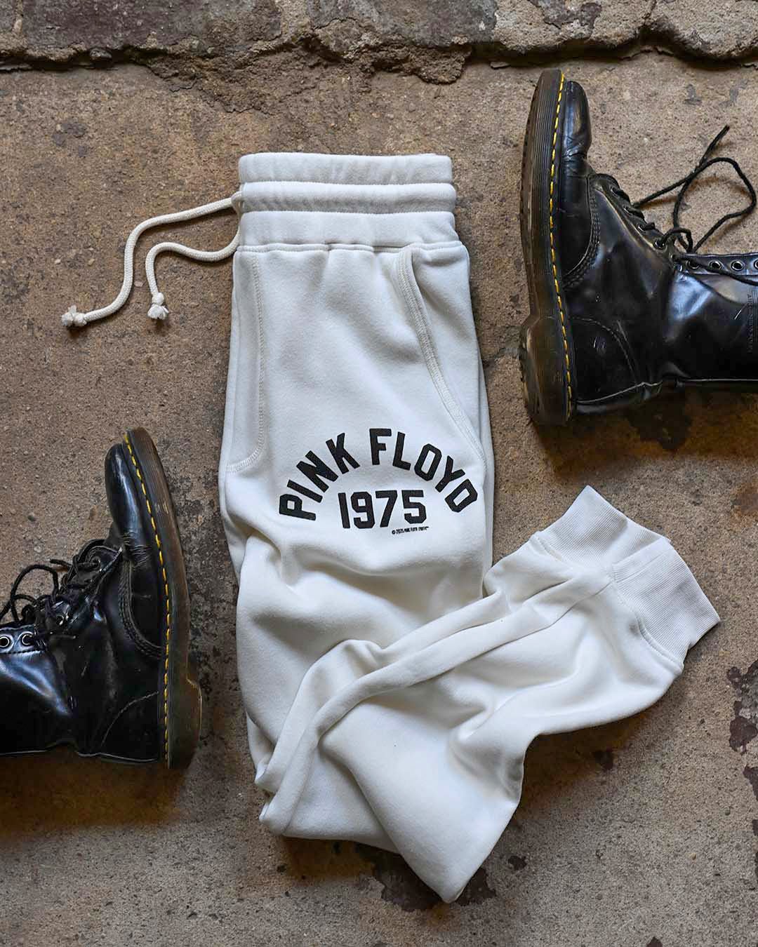 Pink Floyd 1975 White Sweatpants - Roots of Fight
