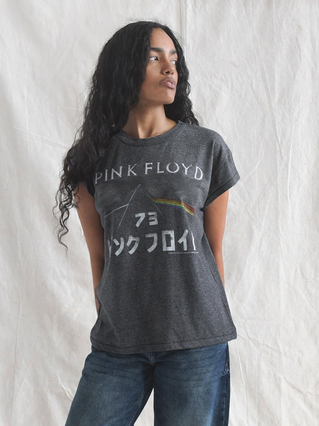 Pink Floyd Dark Side '73 Women's Black Tee - Roots of Fight