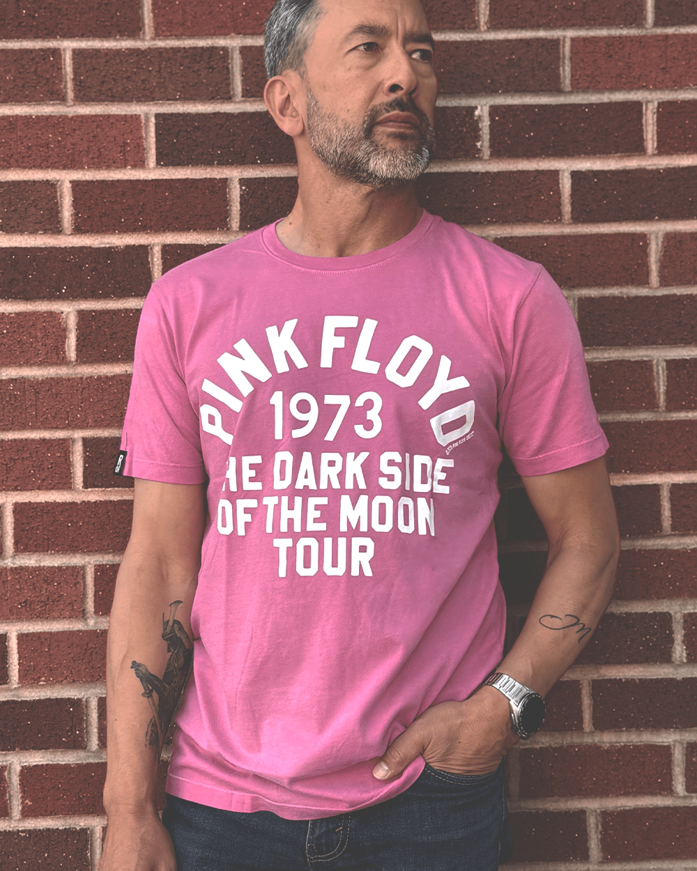 Pink Floyd Darkside '73 Pink Tee - Roots of Fight