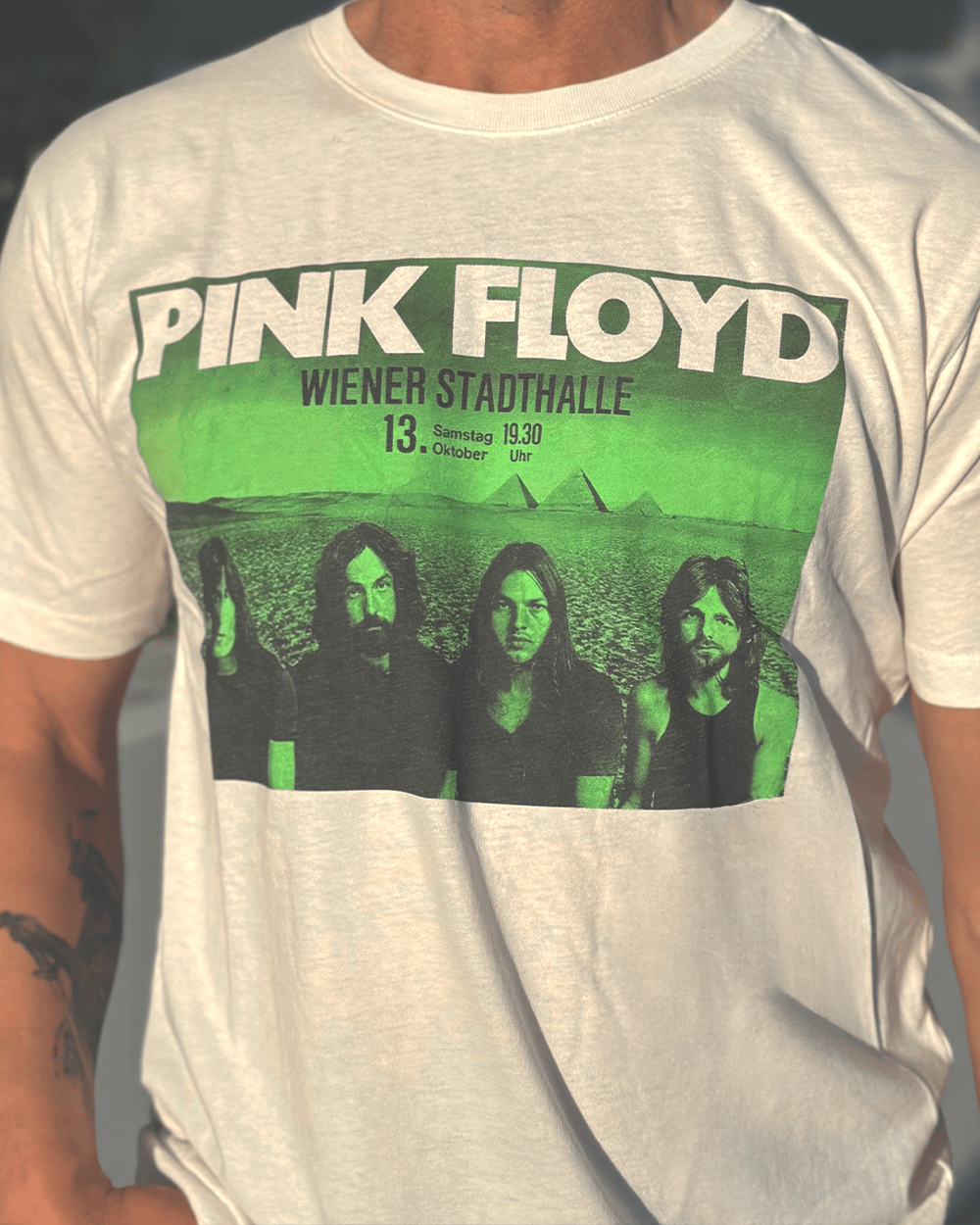 Pink Floyd Vienna Concert White Tee - Roots of Fight