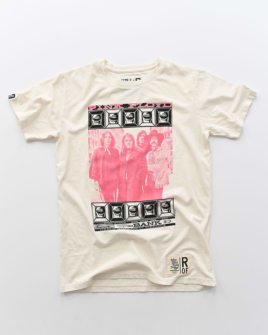 Pink Floyd Vintage Concert White Tee - Roots of Fight