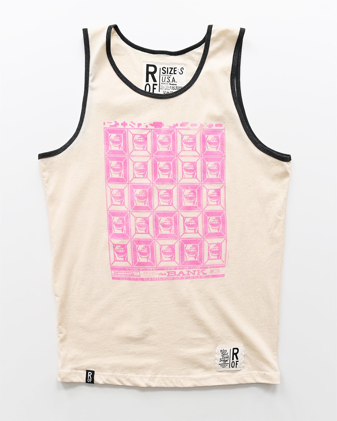 Pink Floyd Vintage Poster White Tank - Roots of Fight
