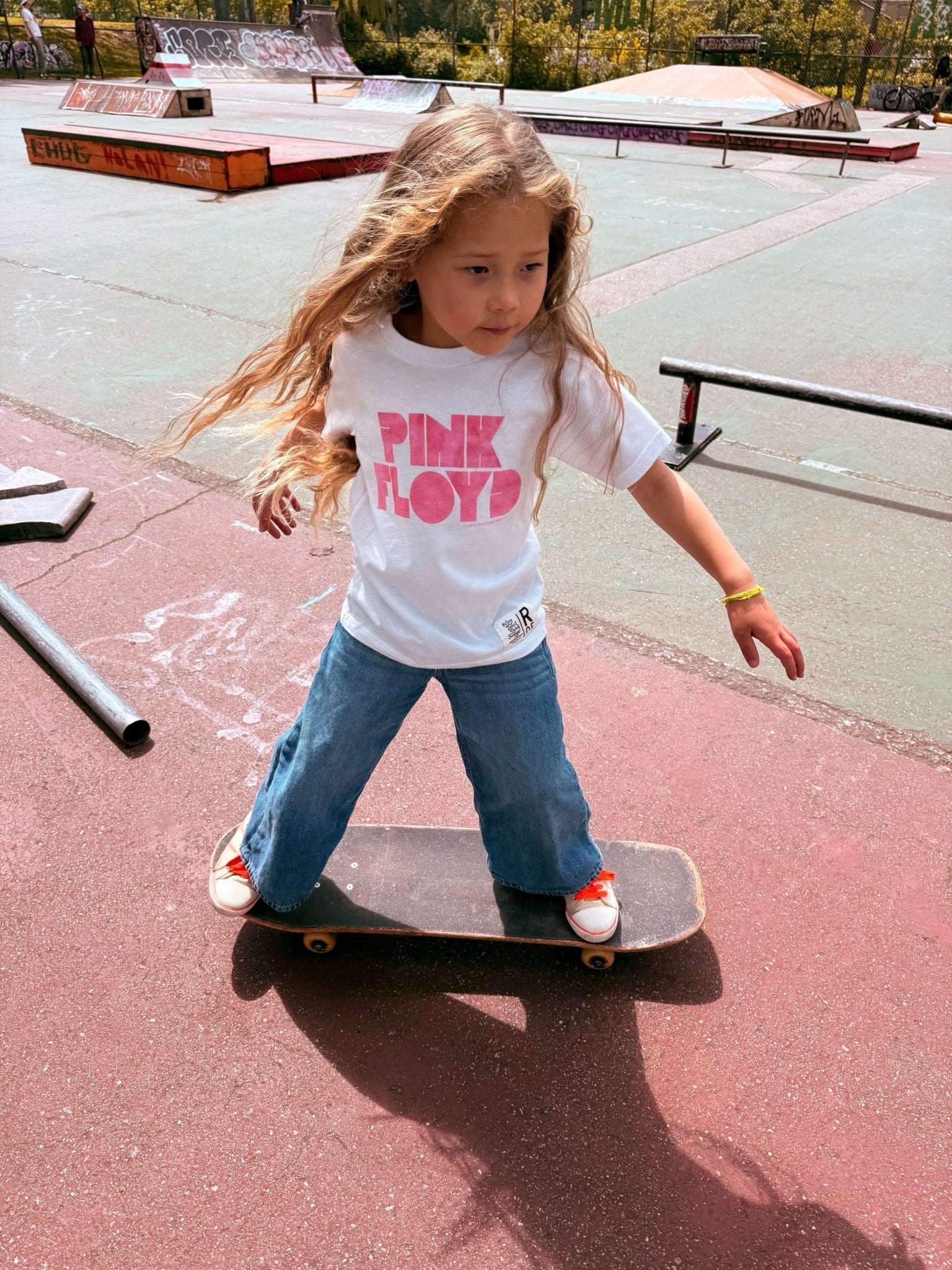 Pink Floyd Vintage White Kid's Tee - Roots of Fight