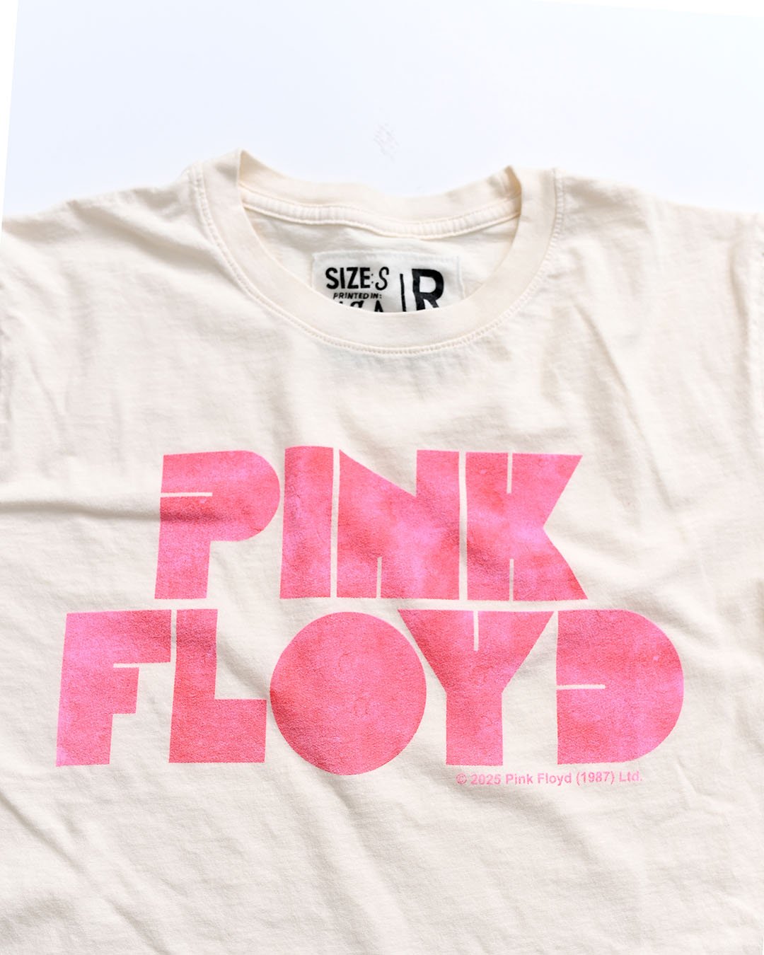 Pink Floyd Vintage White Tee - Roots of Fight