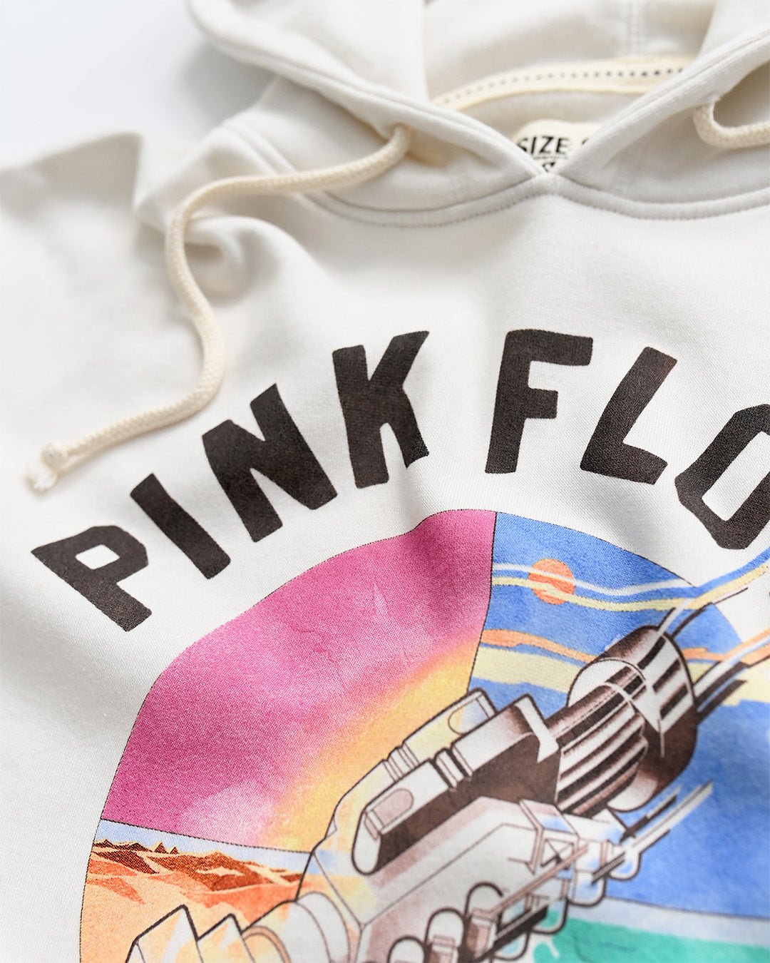 Pink Floyd Wish You Were Here White PO Hoody