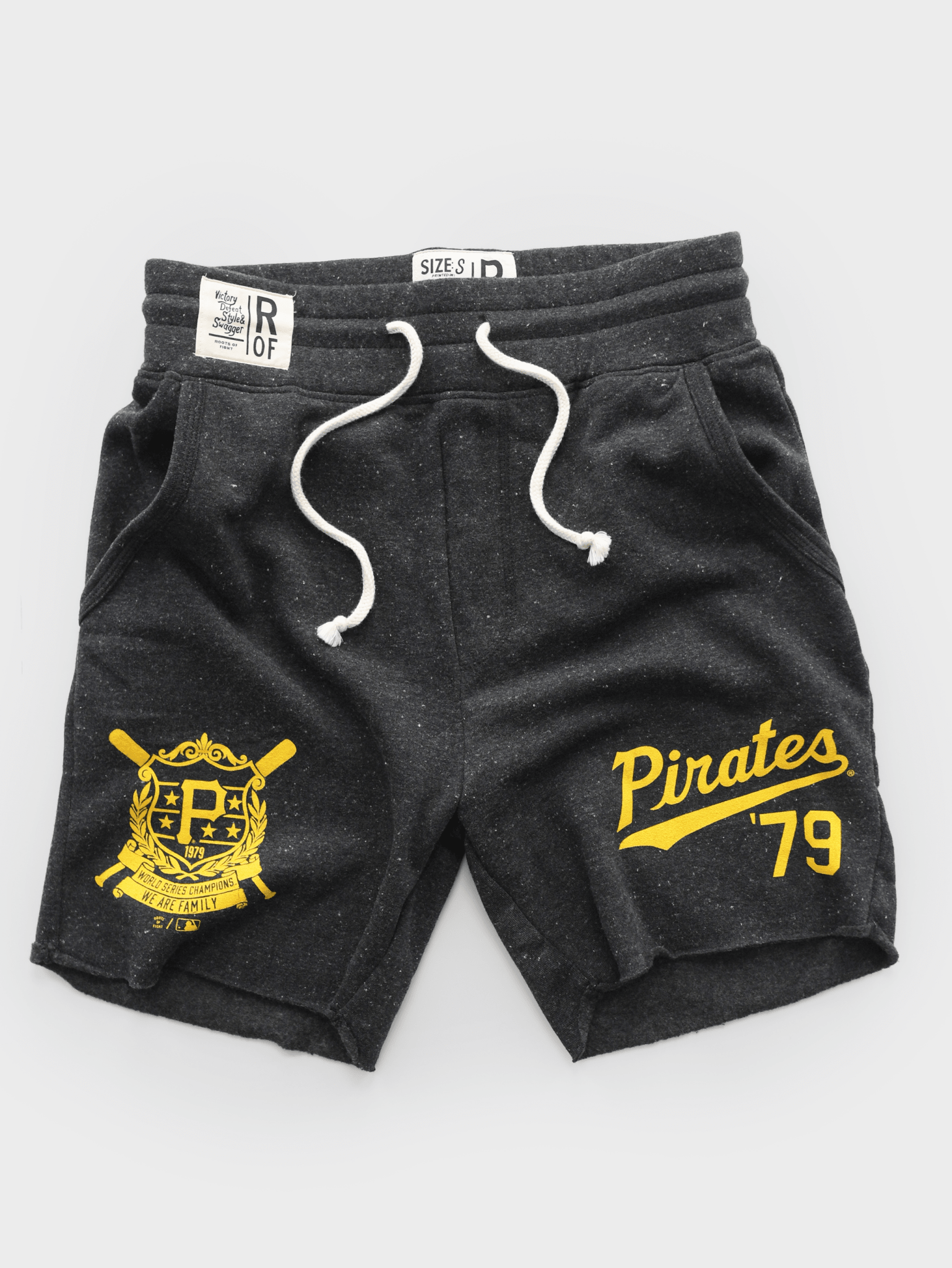 PIT Pirates 1979 Champs Black Shorts - Roots of Fight