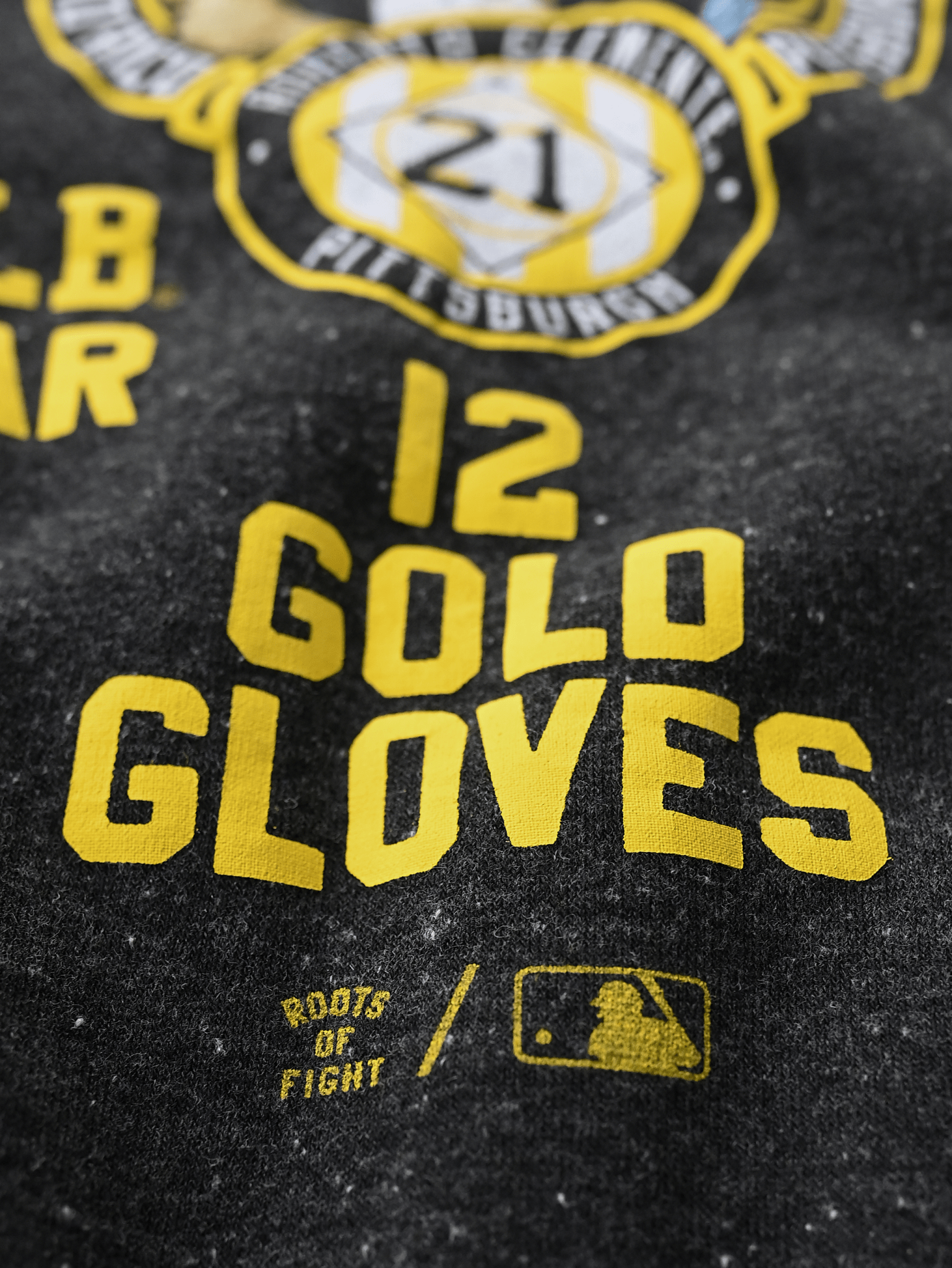 PIT Pirates Roberto Clemente Legacy Black PO Hoody - Roots of Fight