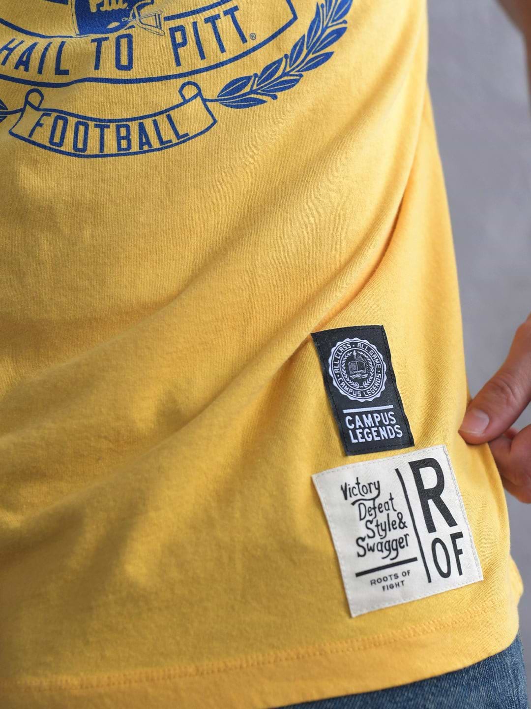PITT - Panthers Football Gold Tee - Roots of Fight