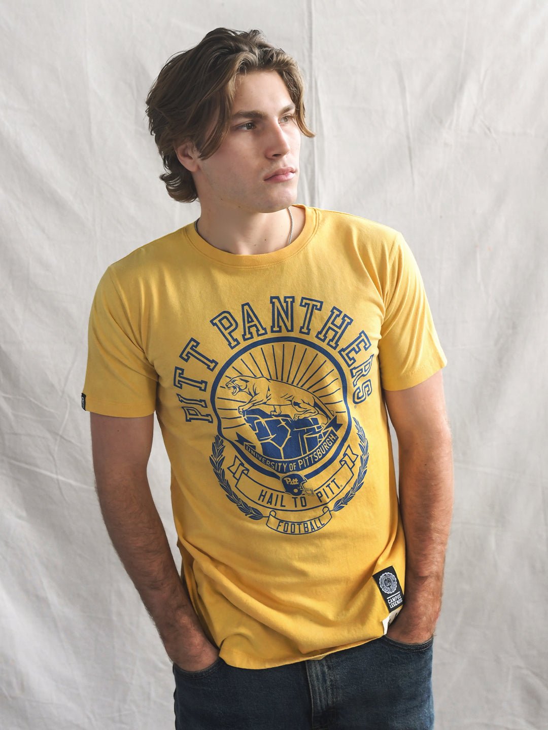 PITT - Panthers Football Gold Tee - Roots of Fight