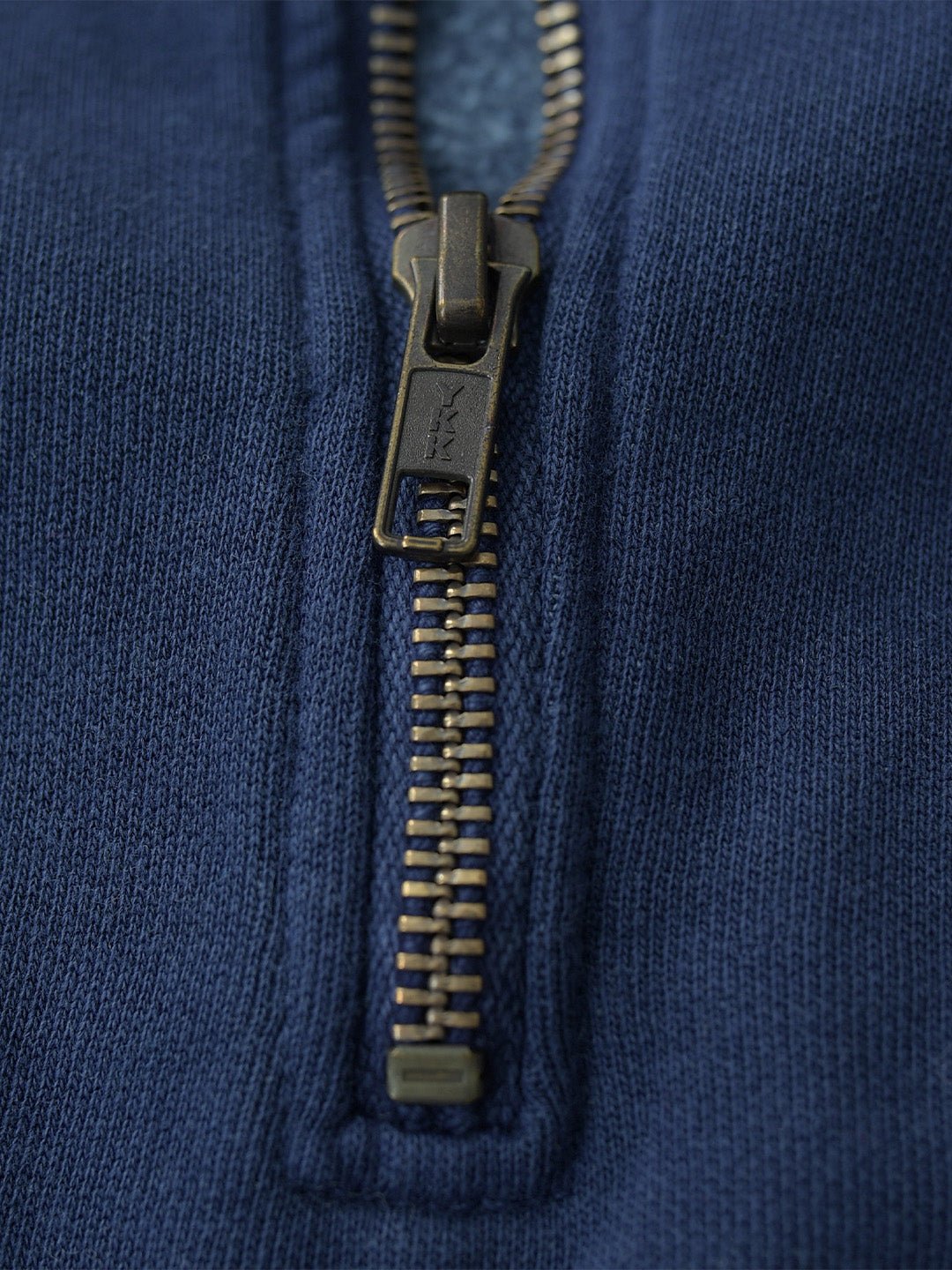 Premium Midweight Quarter-Zip Navy Sweatshirt