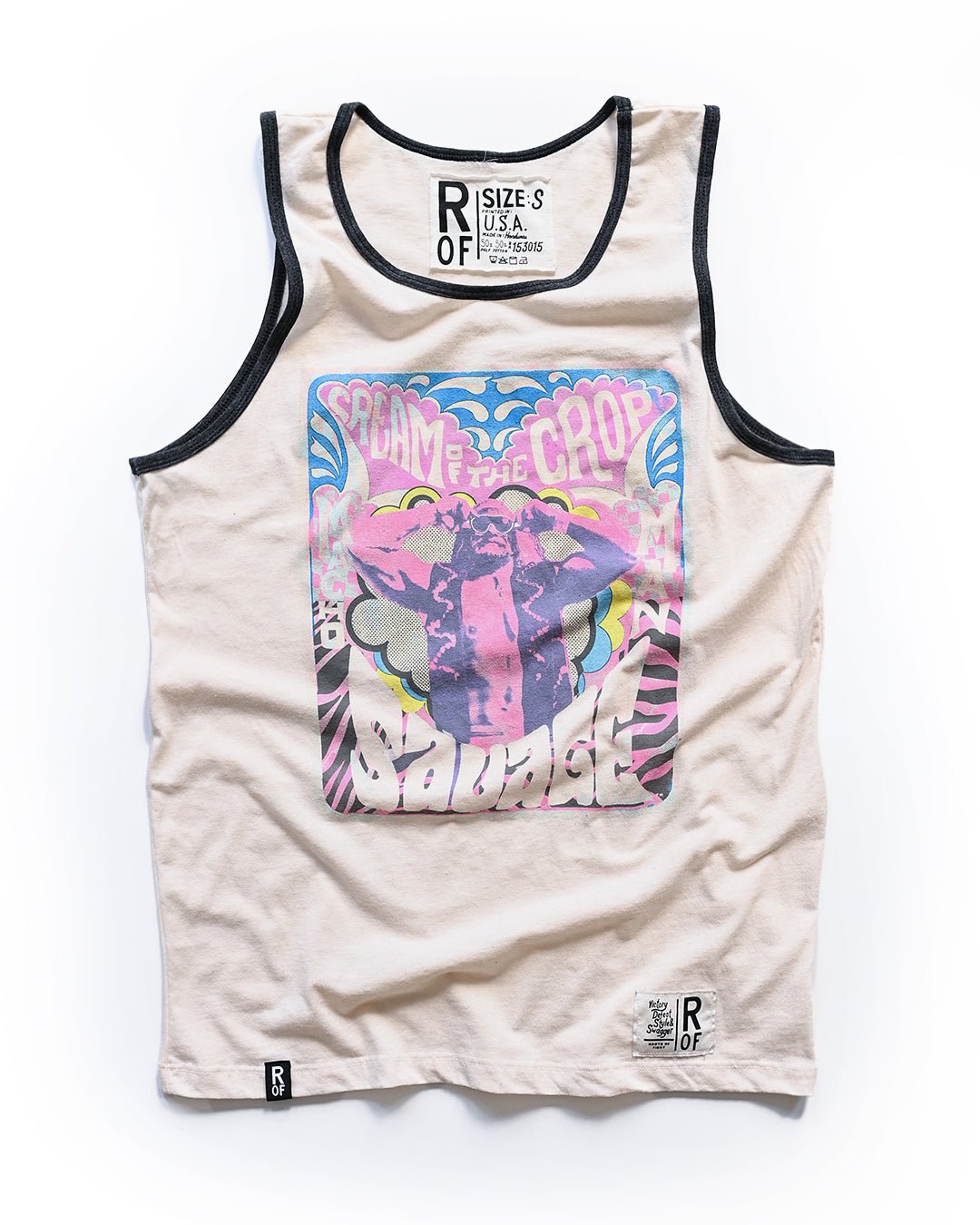 Randy Savage Cream of the Crop White Tank - Roots of Fight