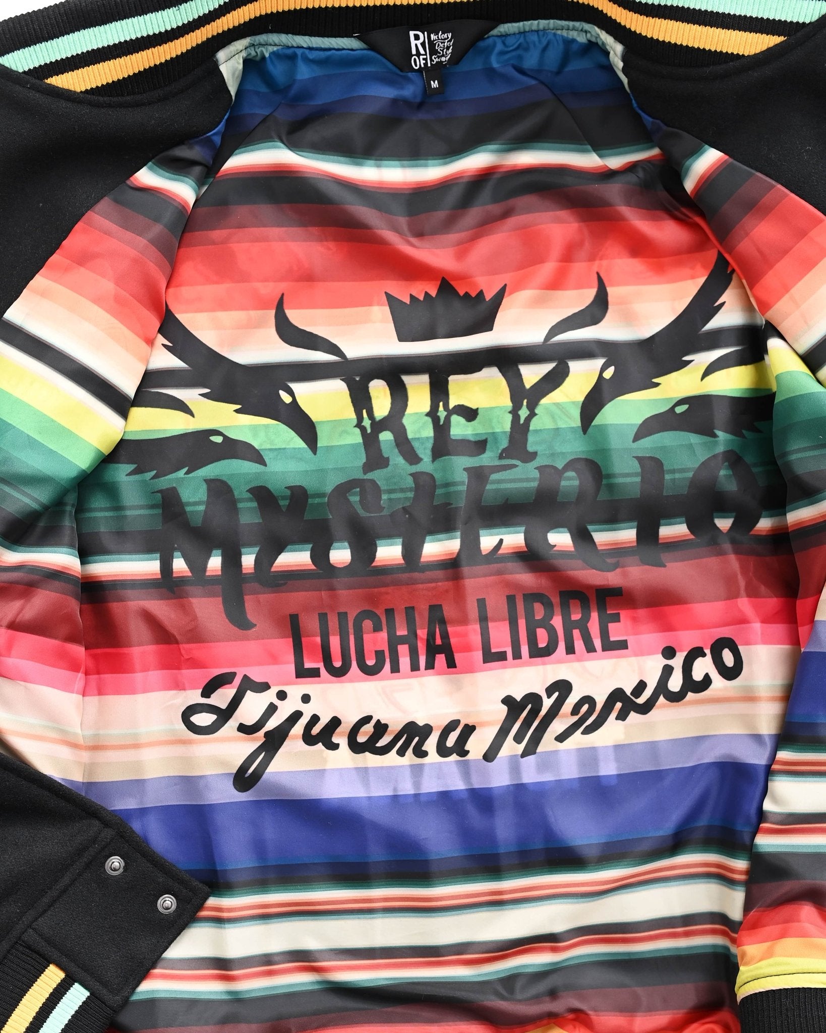 Rey Mysterio Lucha Melton Jacket - Roots of Fight