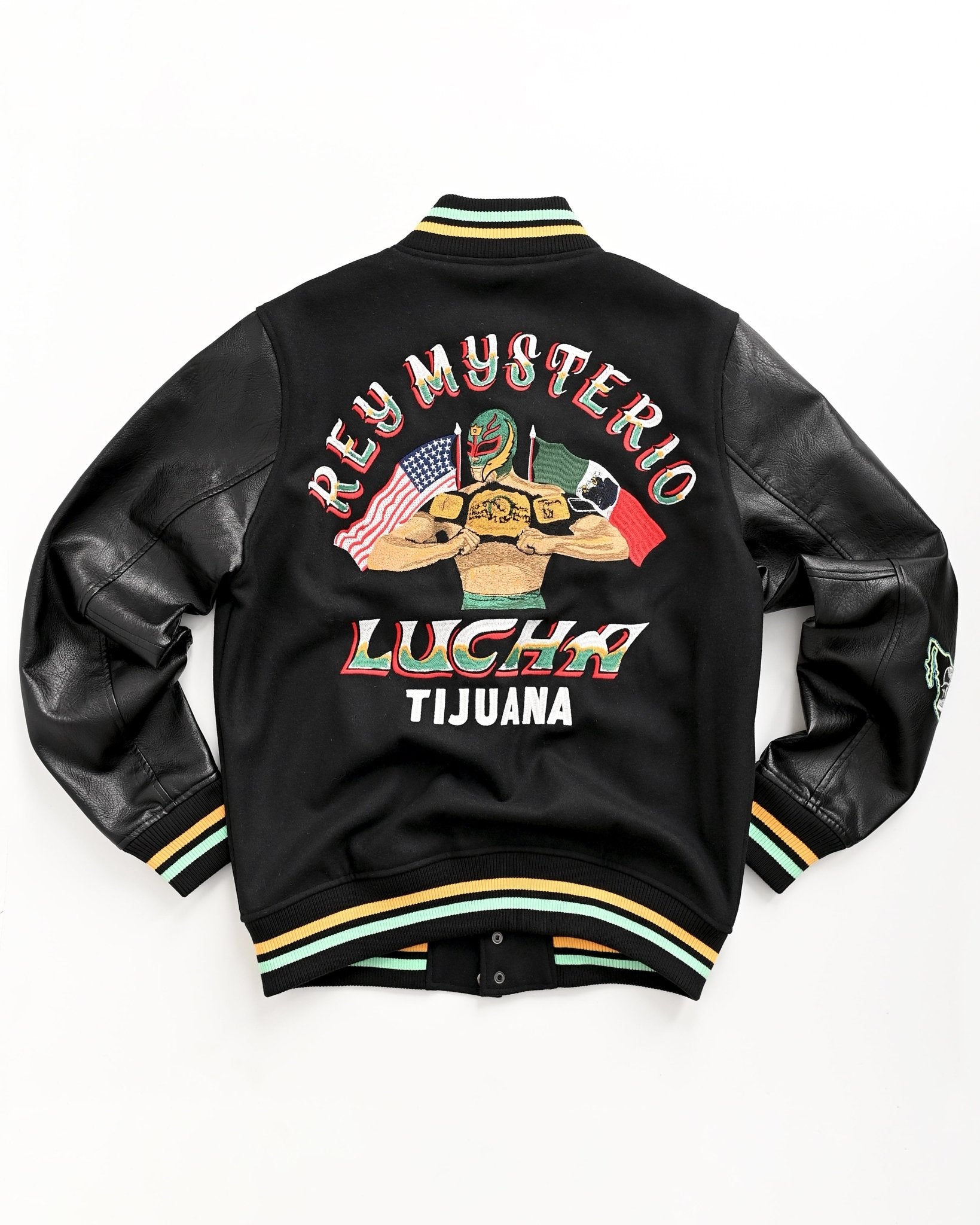 Rey Mysterio Lucha Melton Jacket - Roots of Fight