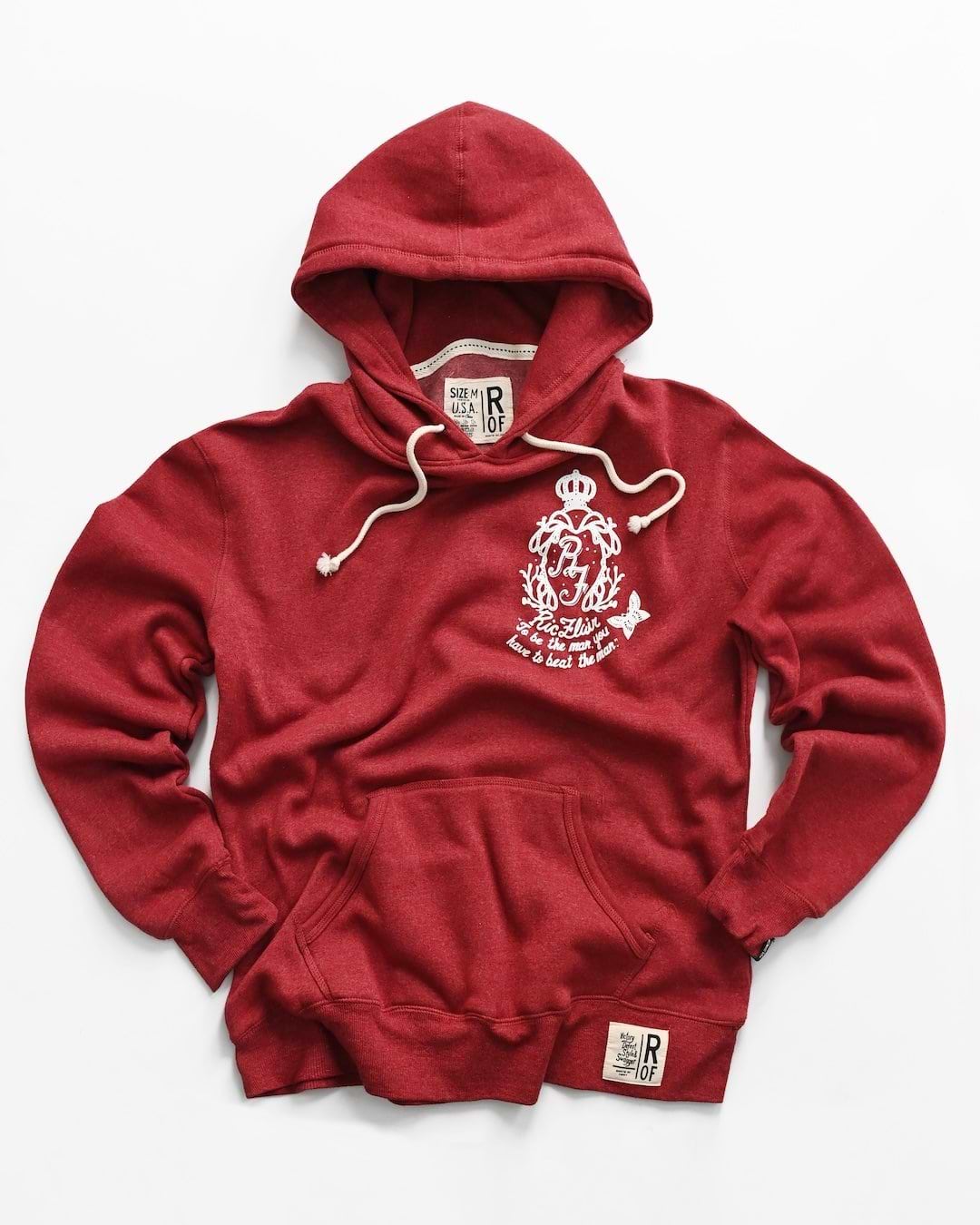 Ric Flair &#39;To Be The Man&#39; Cardinal PO Hoody - Roots of Fight