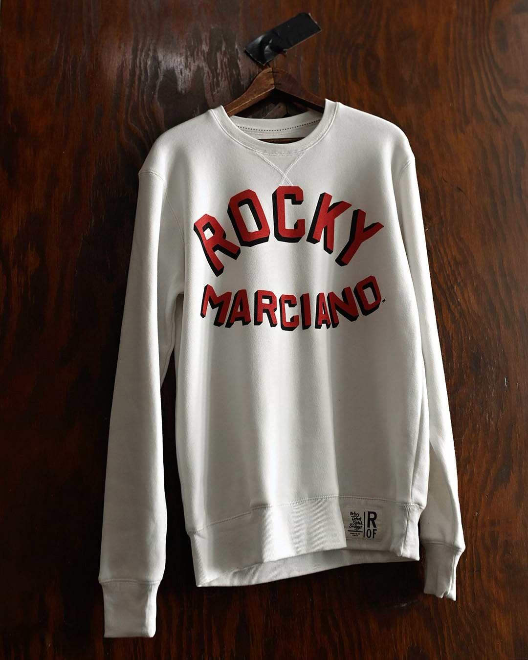 Rocky Marciano Undefeated Champ White Sweatshirt - Roots of Fight